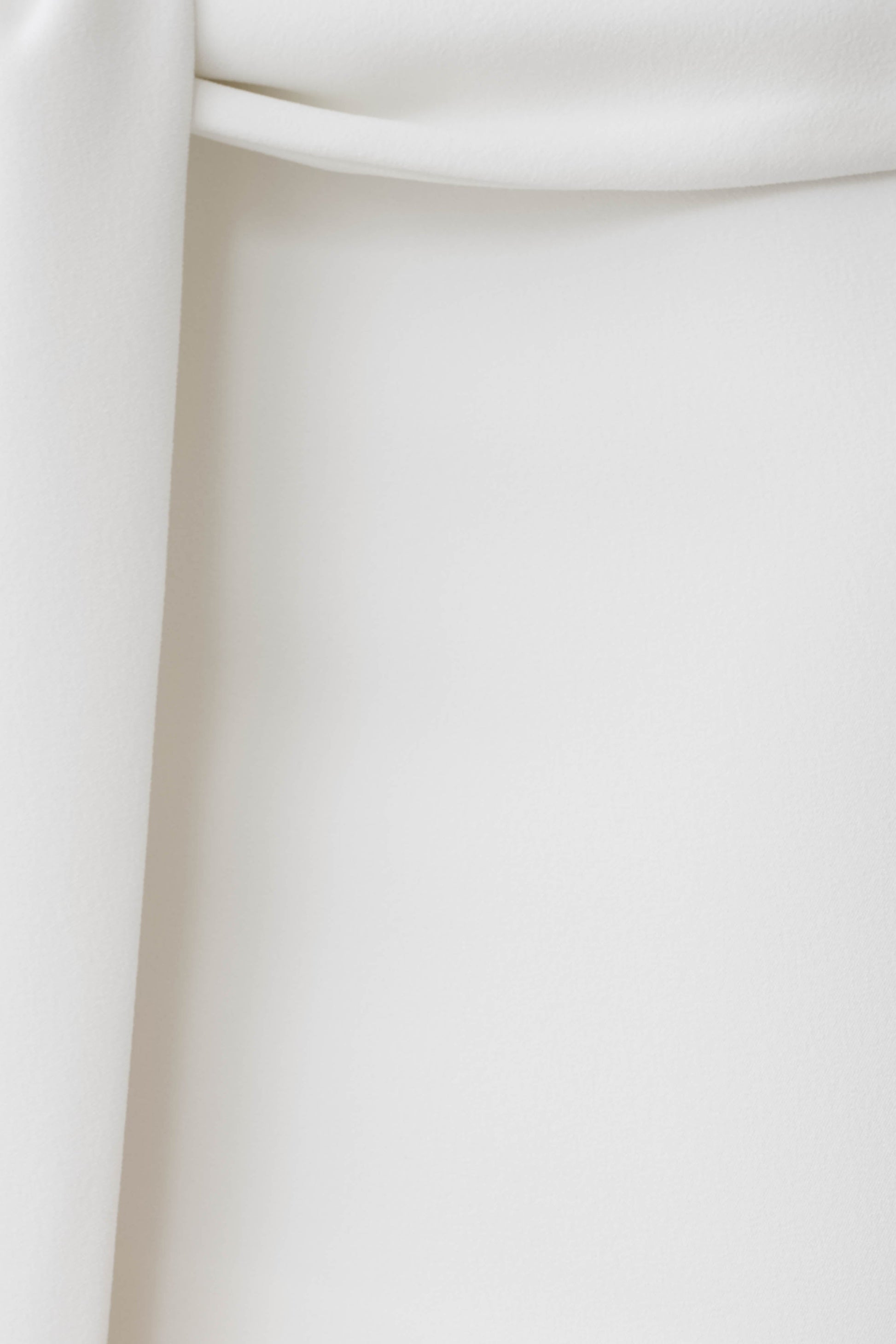 Runa Off Shoulder Mini Dress With Waist Tie - White #7