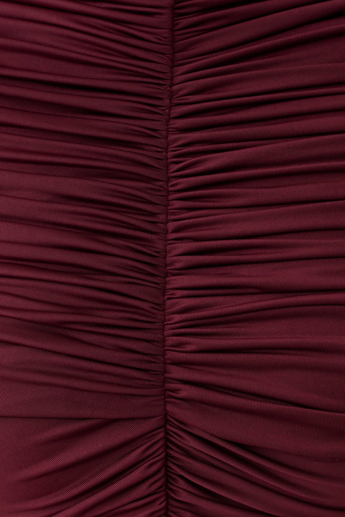 Linh Slinky High Neck Gathered Top - Mahogany #8
