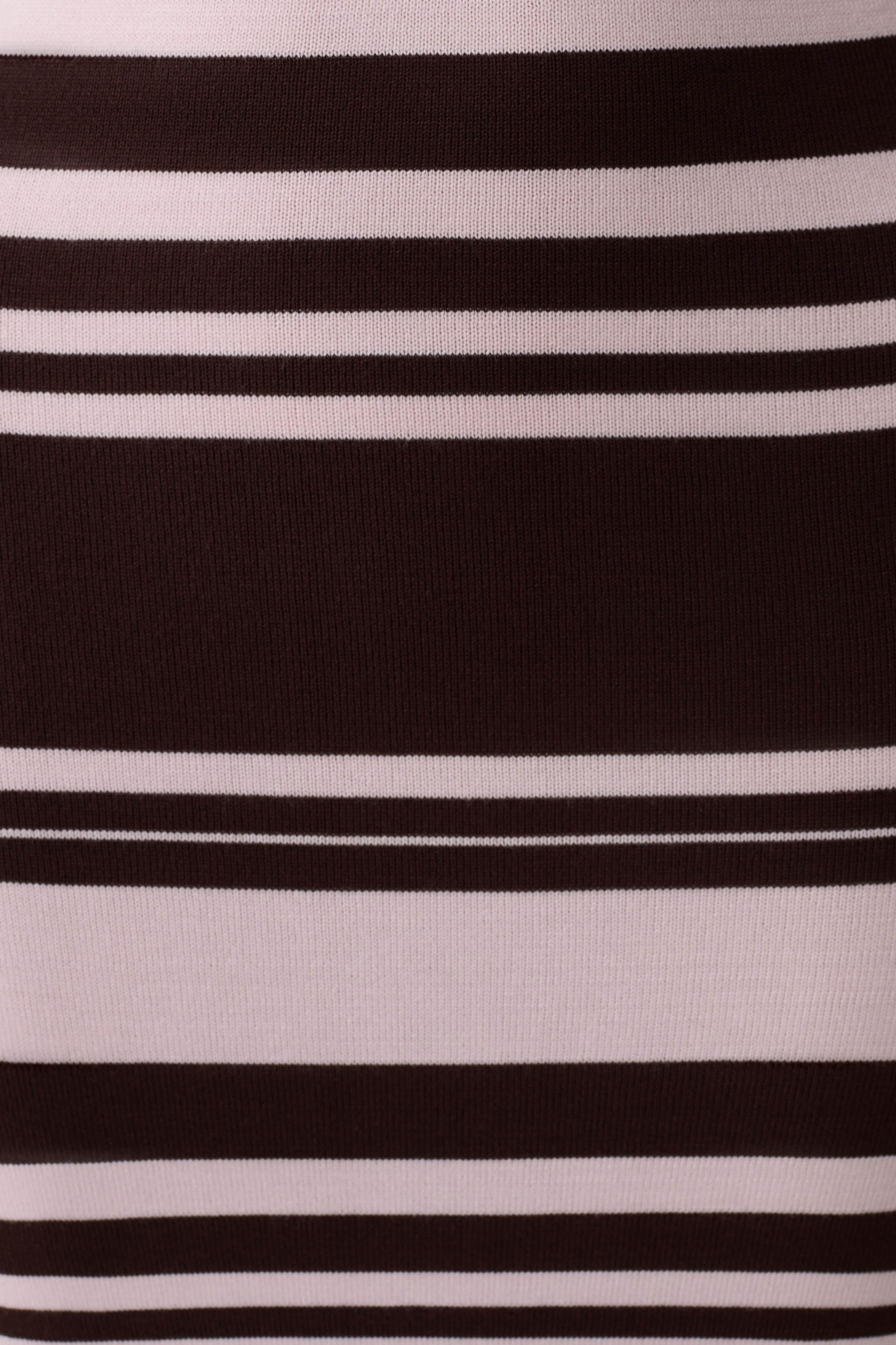 Brienne Stripe Midi Dress - Pink/Chocolate #7