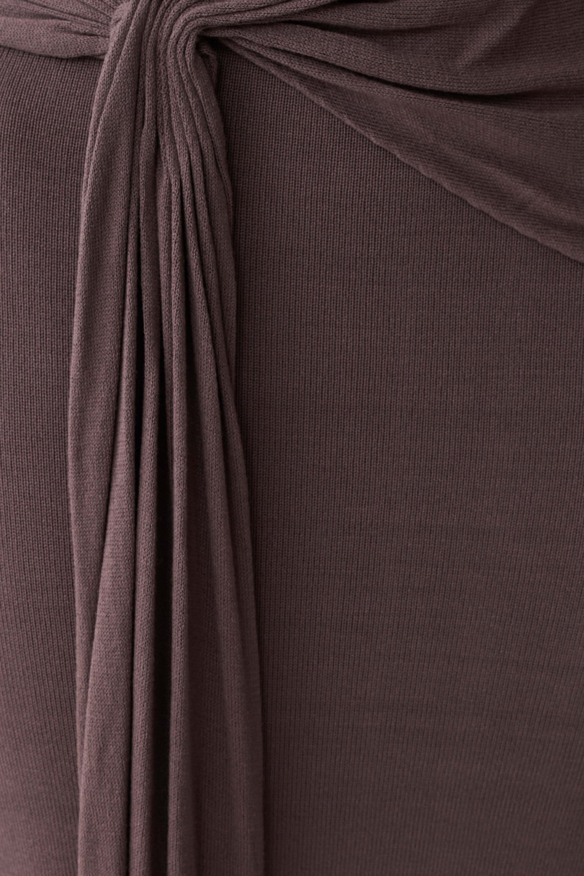 Cindylou Halter Knit Maxi Dress - Peppercorn #6