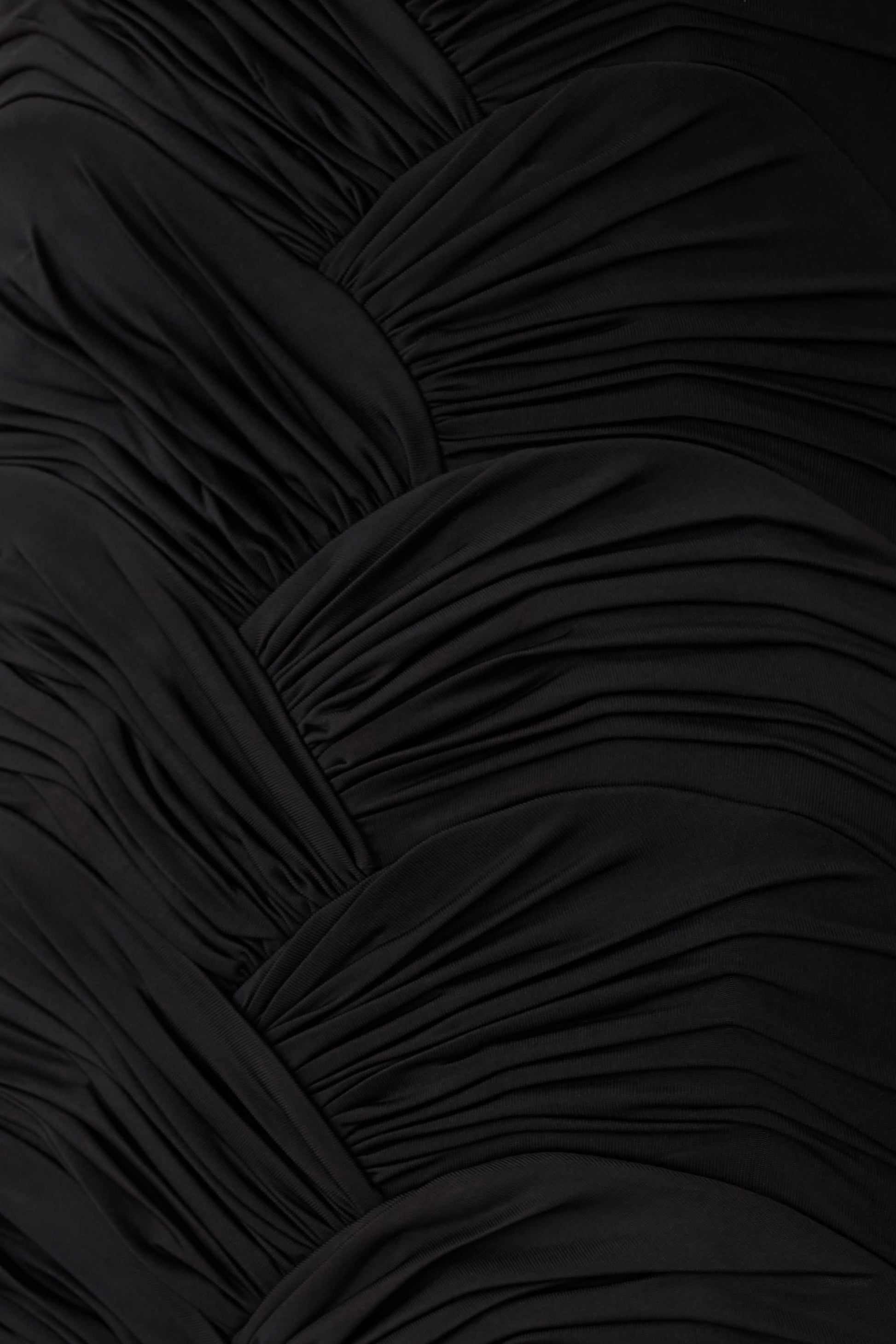 Hoai Gathered Slinky Halter Maxi Dress - Black #6