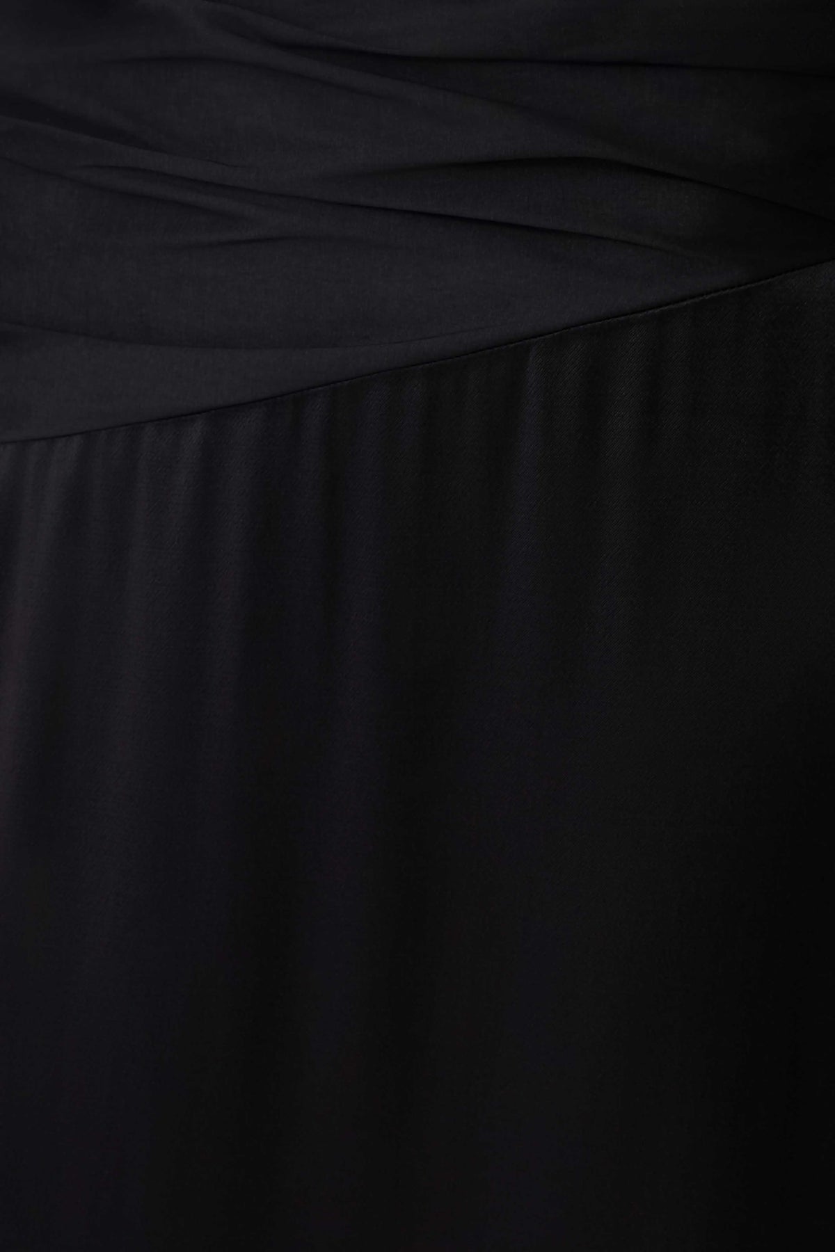 Serena Strapless Taffeta Maxi Dress - Black #6