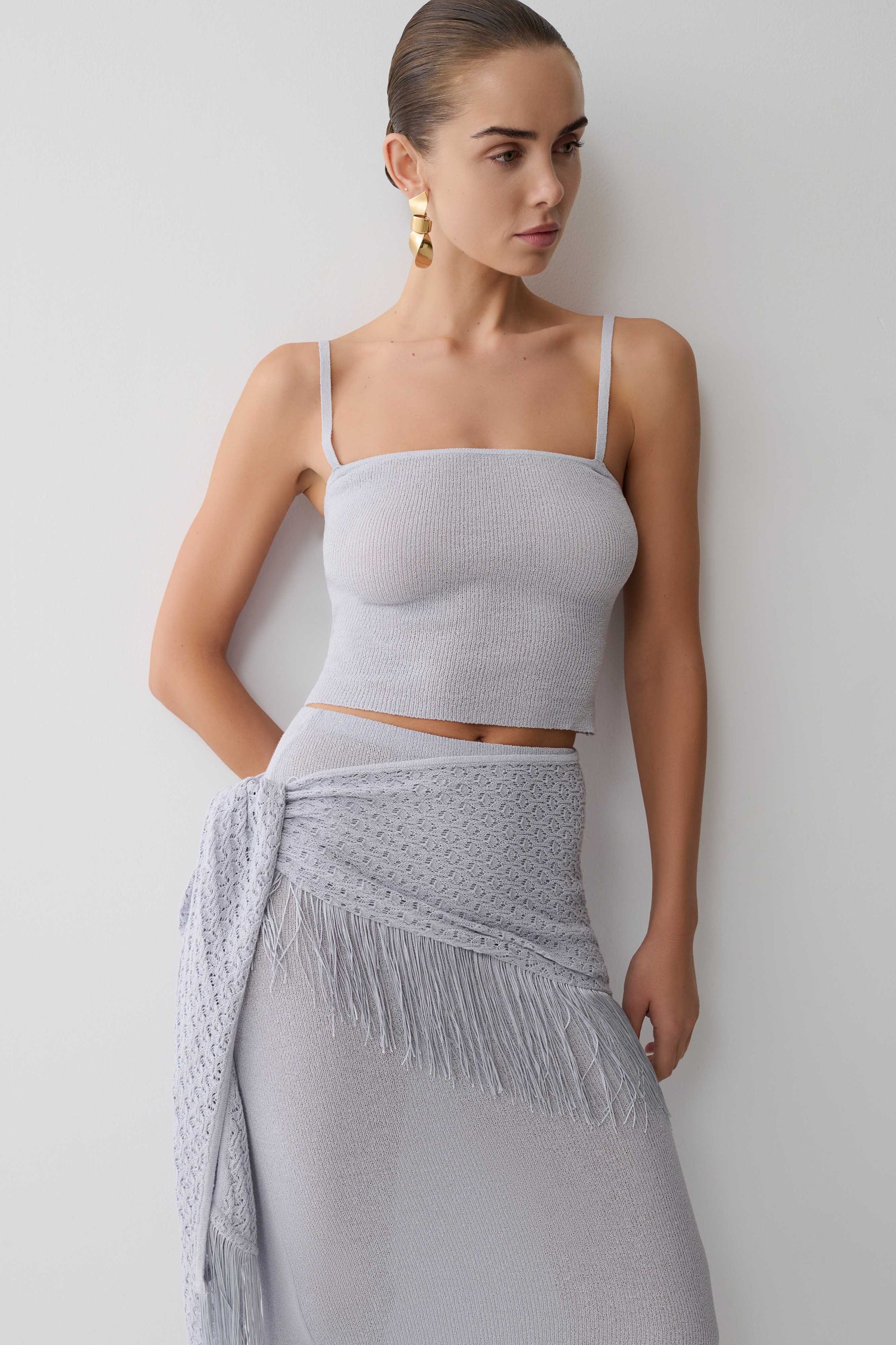 Jaytee Knit Top - Sky Blue