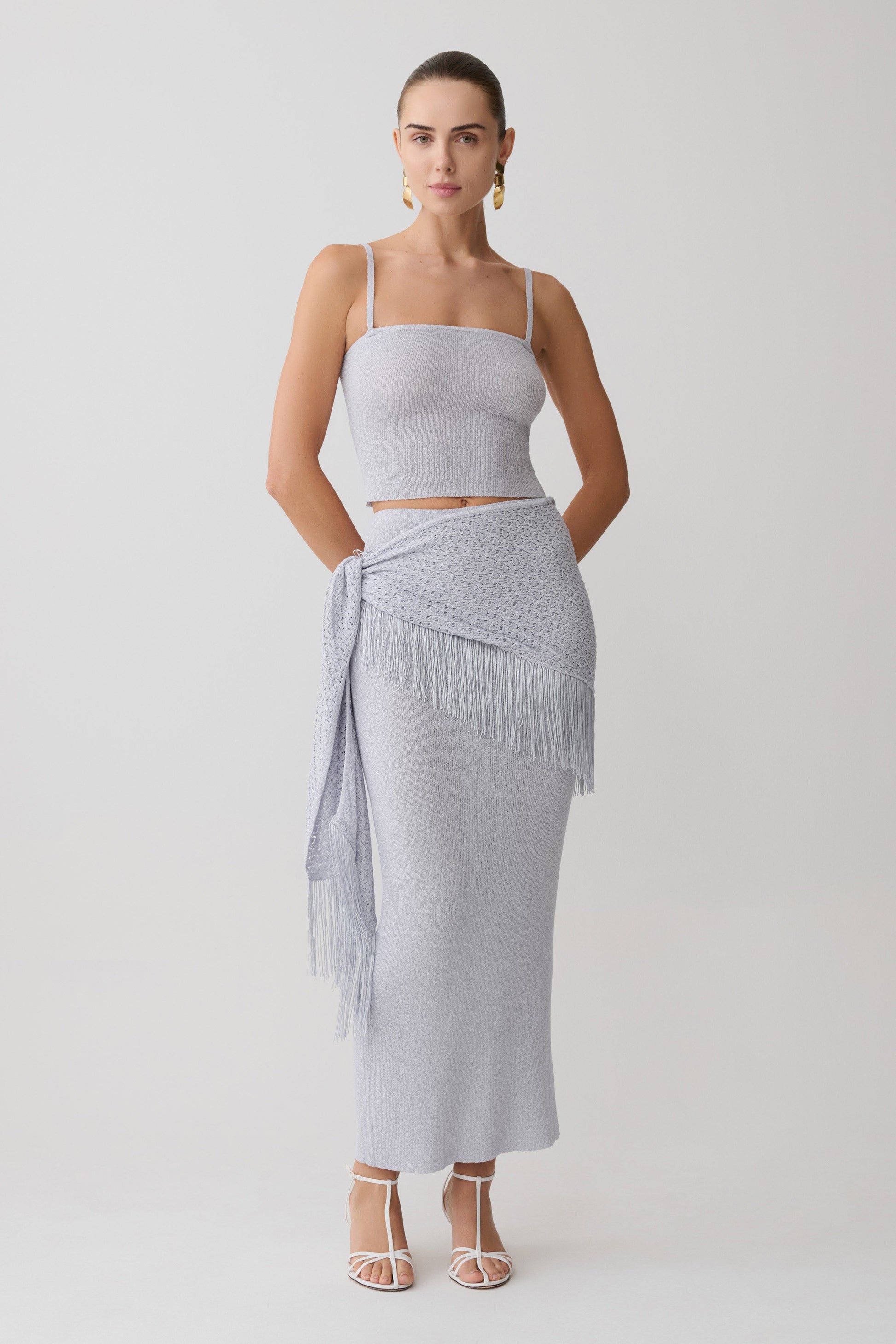 Jaytee Knit Top - Sky Blue #2