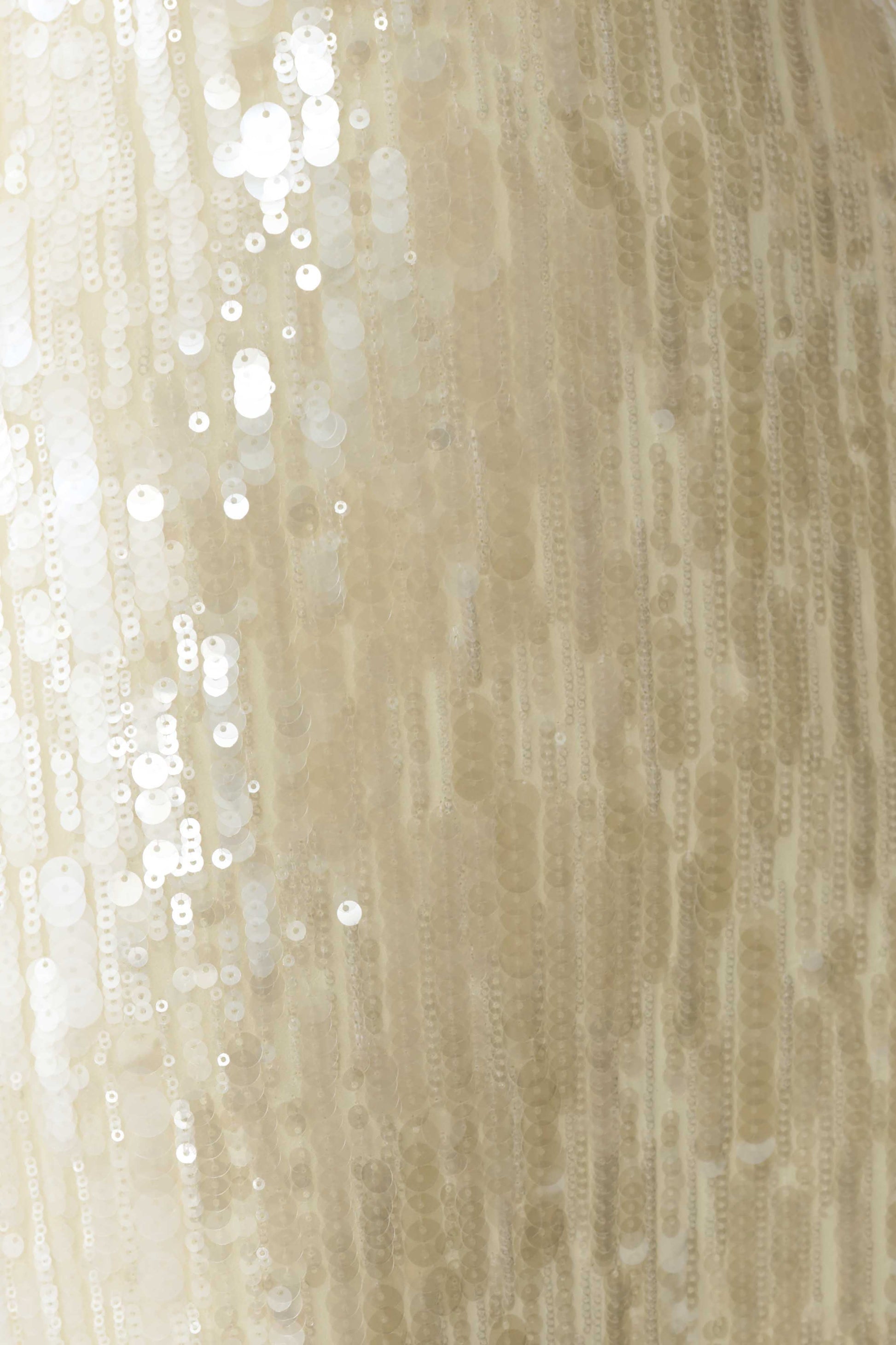 Gertrud Sequin Halter Maxi Dress - Lemon #8
