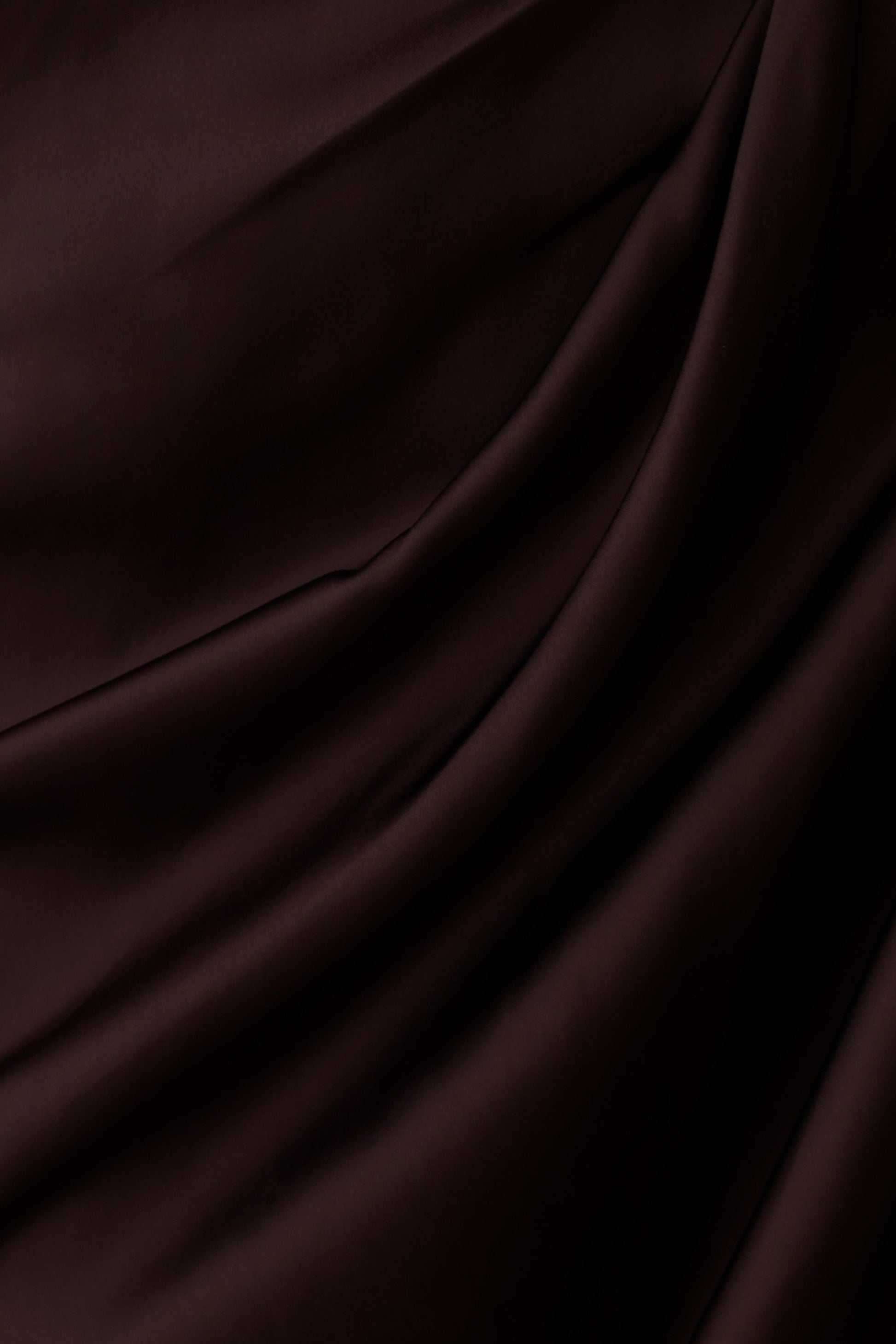 Aveline Draped Halter Midi Dress - Dark Chocolate #10