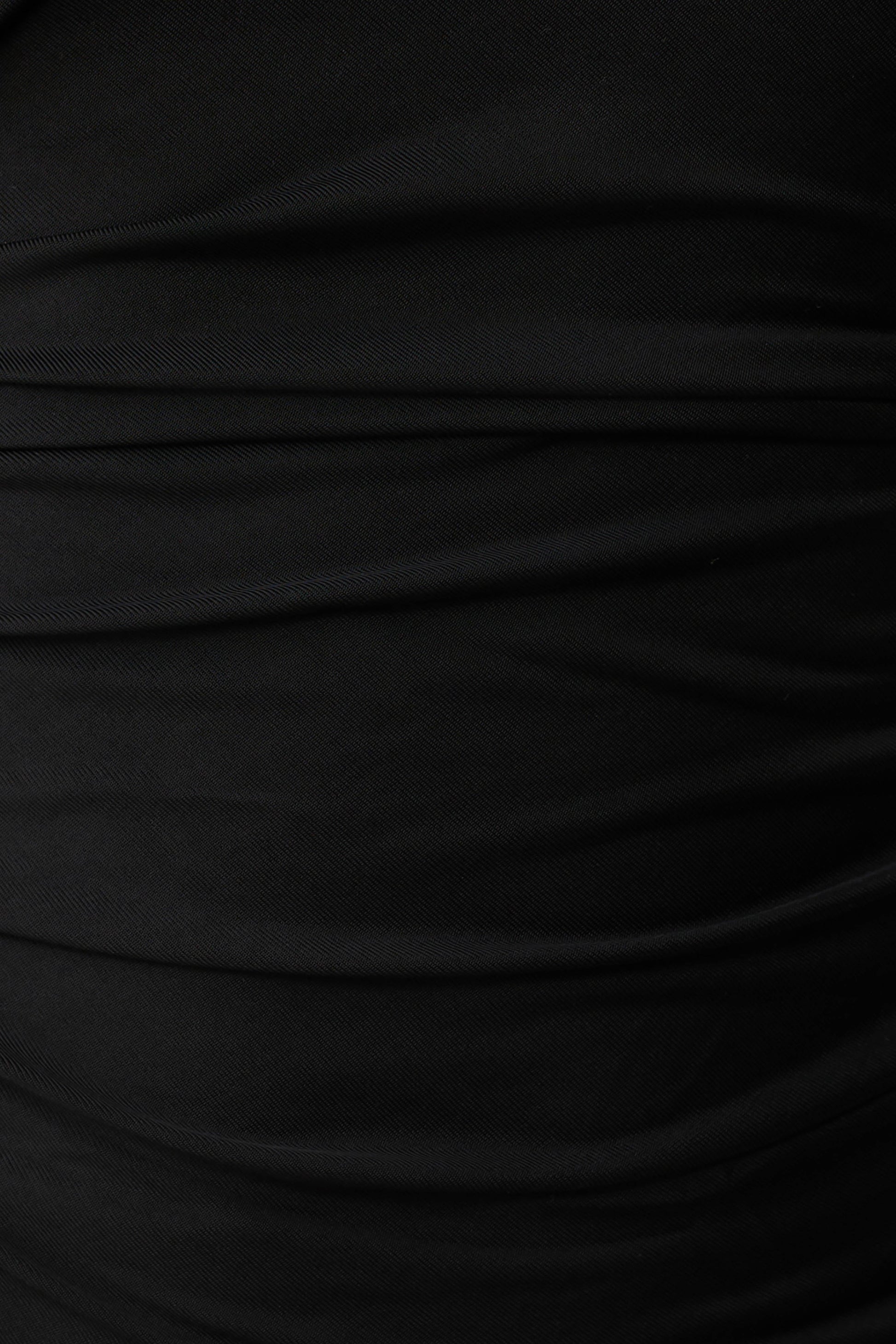 Luu Off Shoulder Slinky Top - Black #7