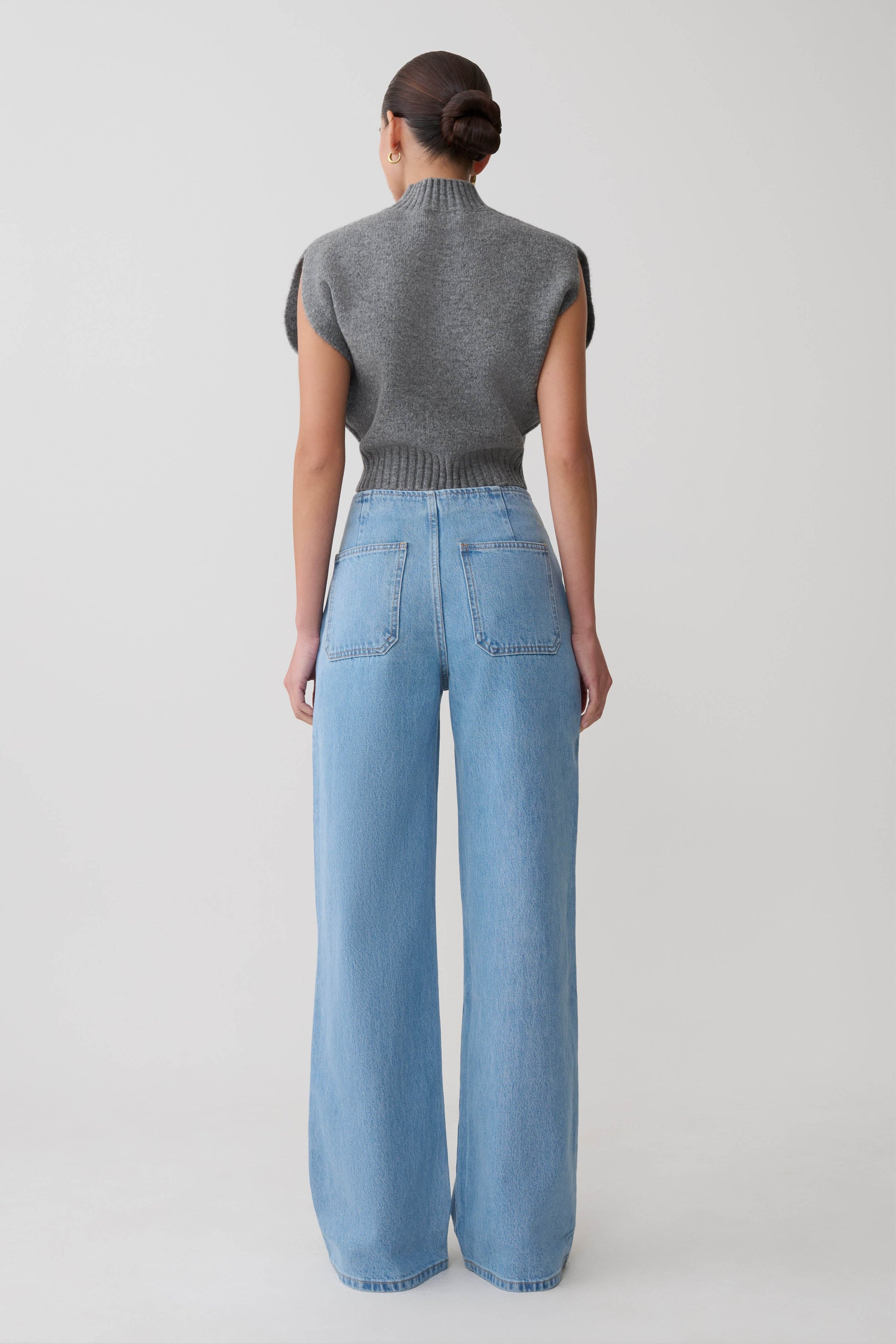 Niko Knit Oversized Top - Charcoal #7