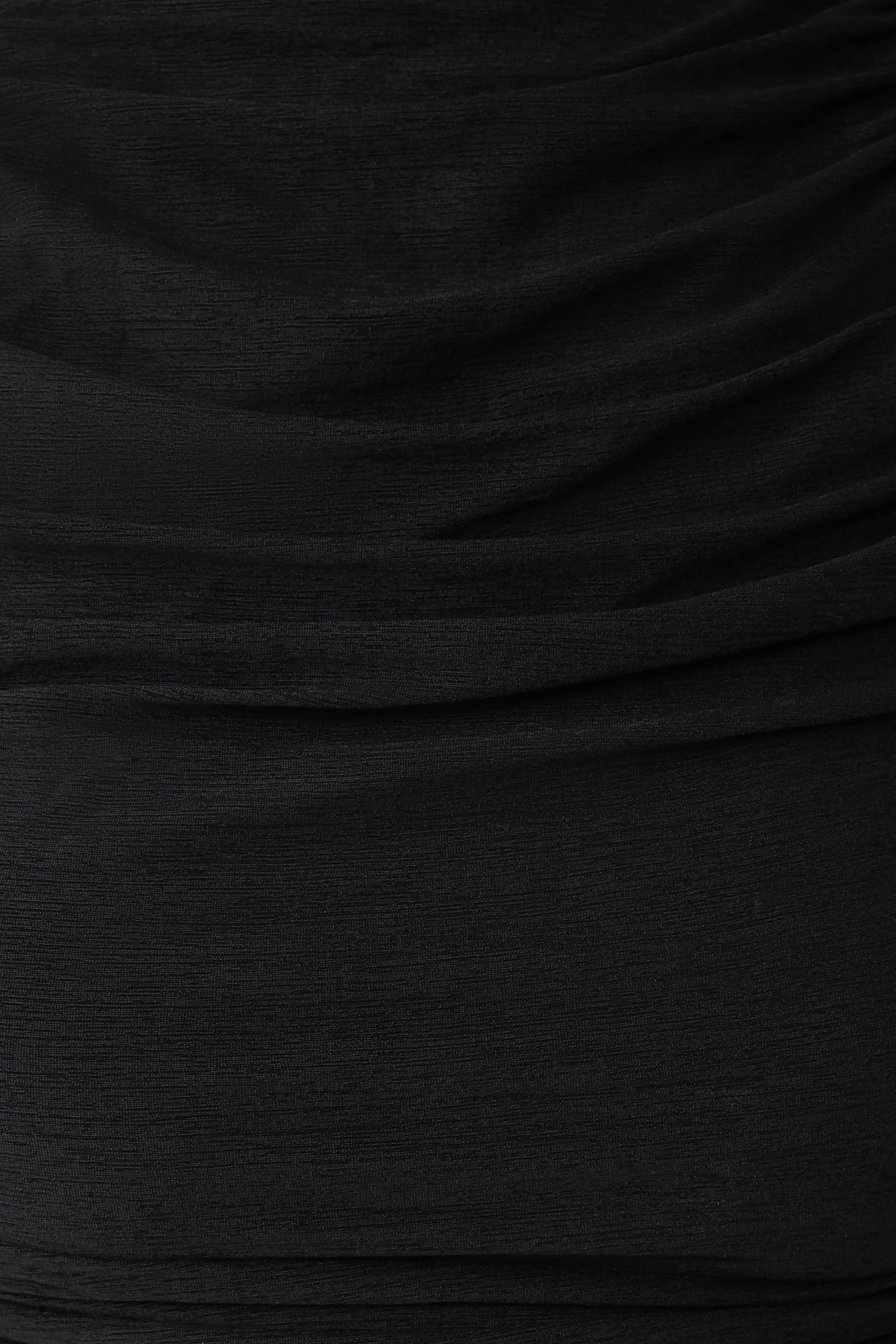 Matilda Ruched Mesh Bodysuit - Black #9