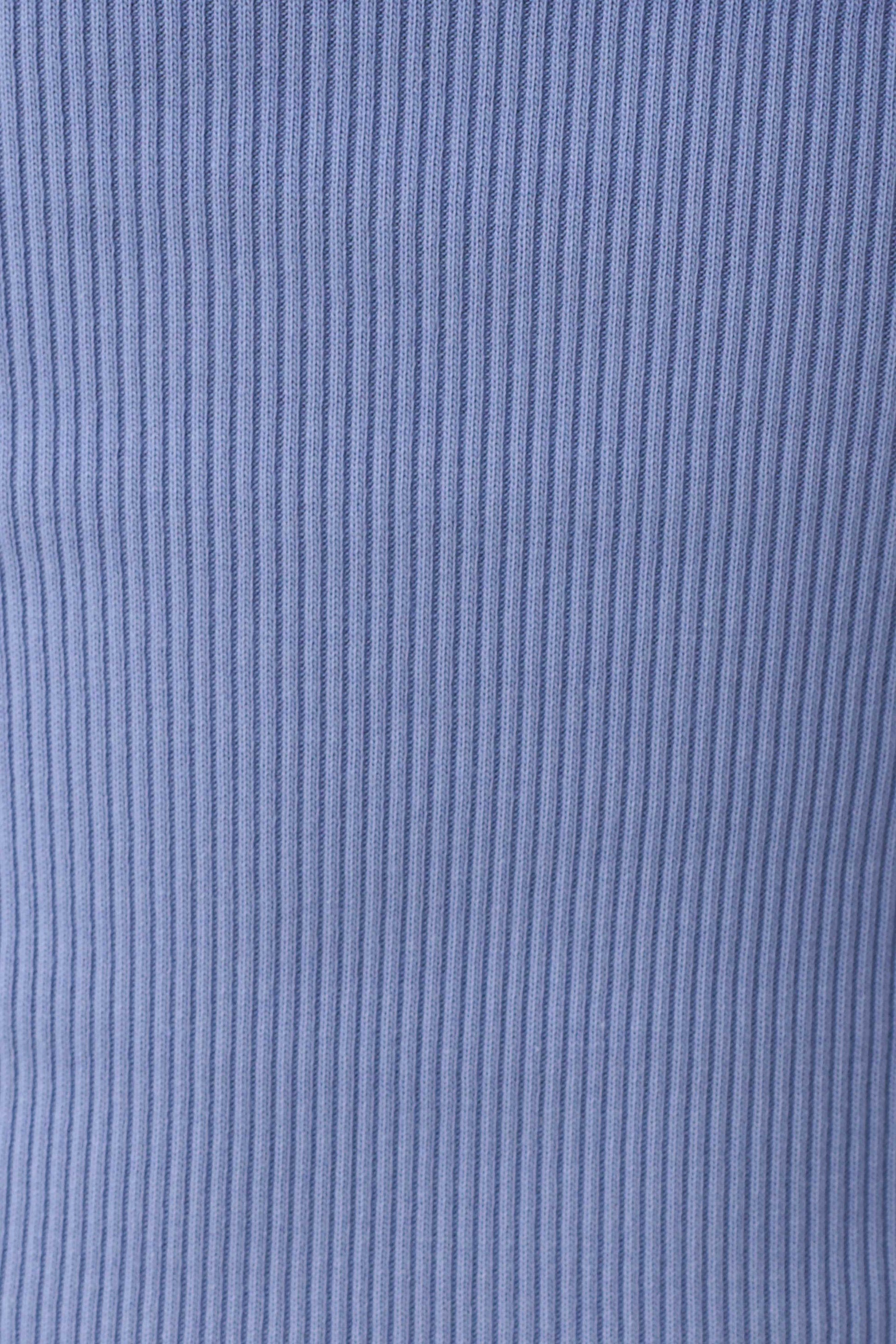 Aisling Ribbed Square Neck Sleeveless Top - Cornflower Blue #8