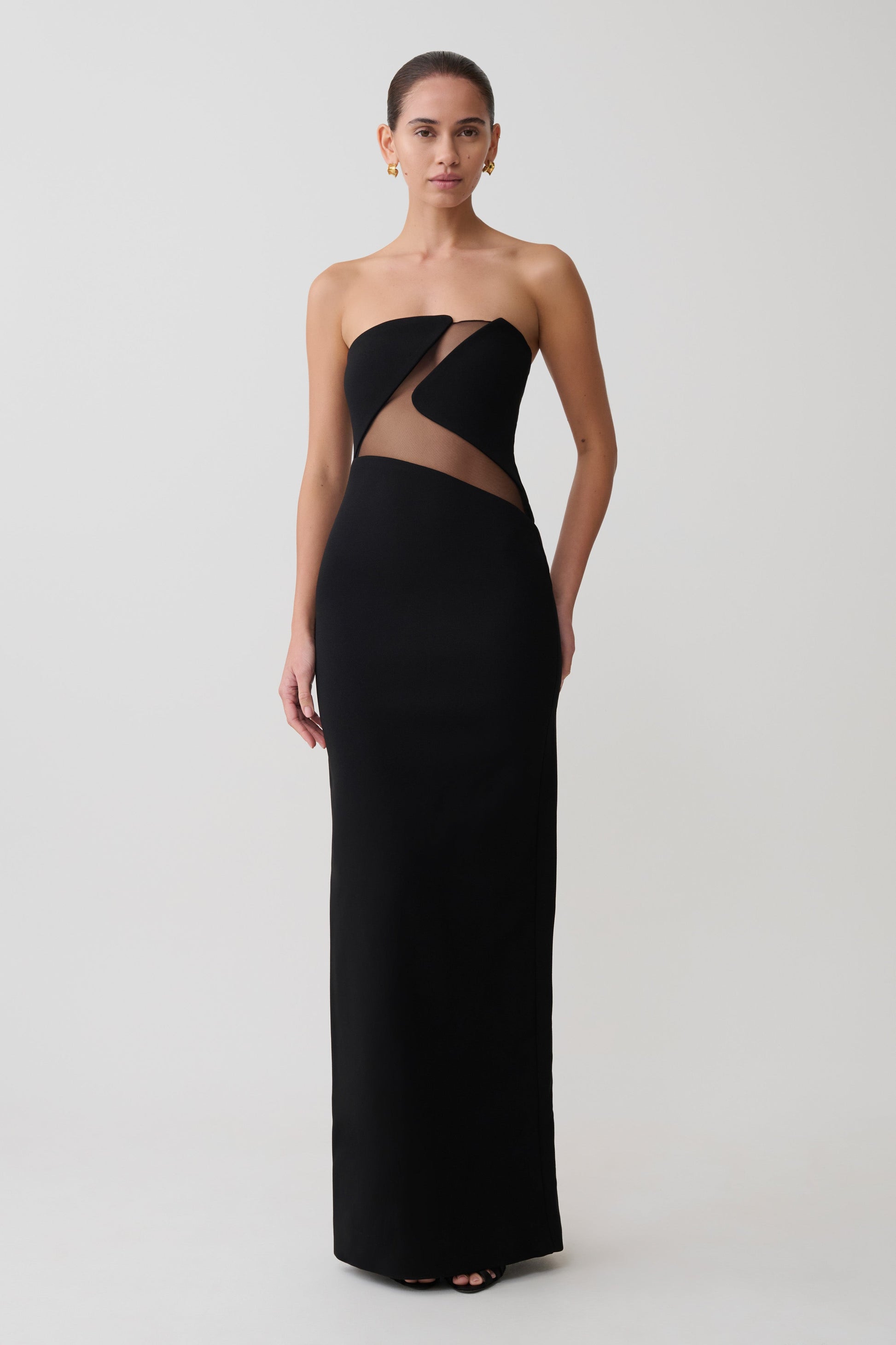 Lianne Strapless Maxi Dress - Black #4