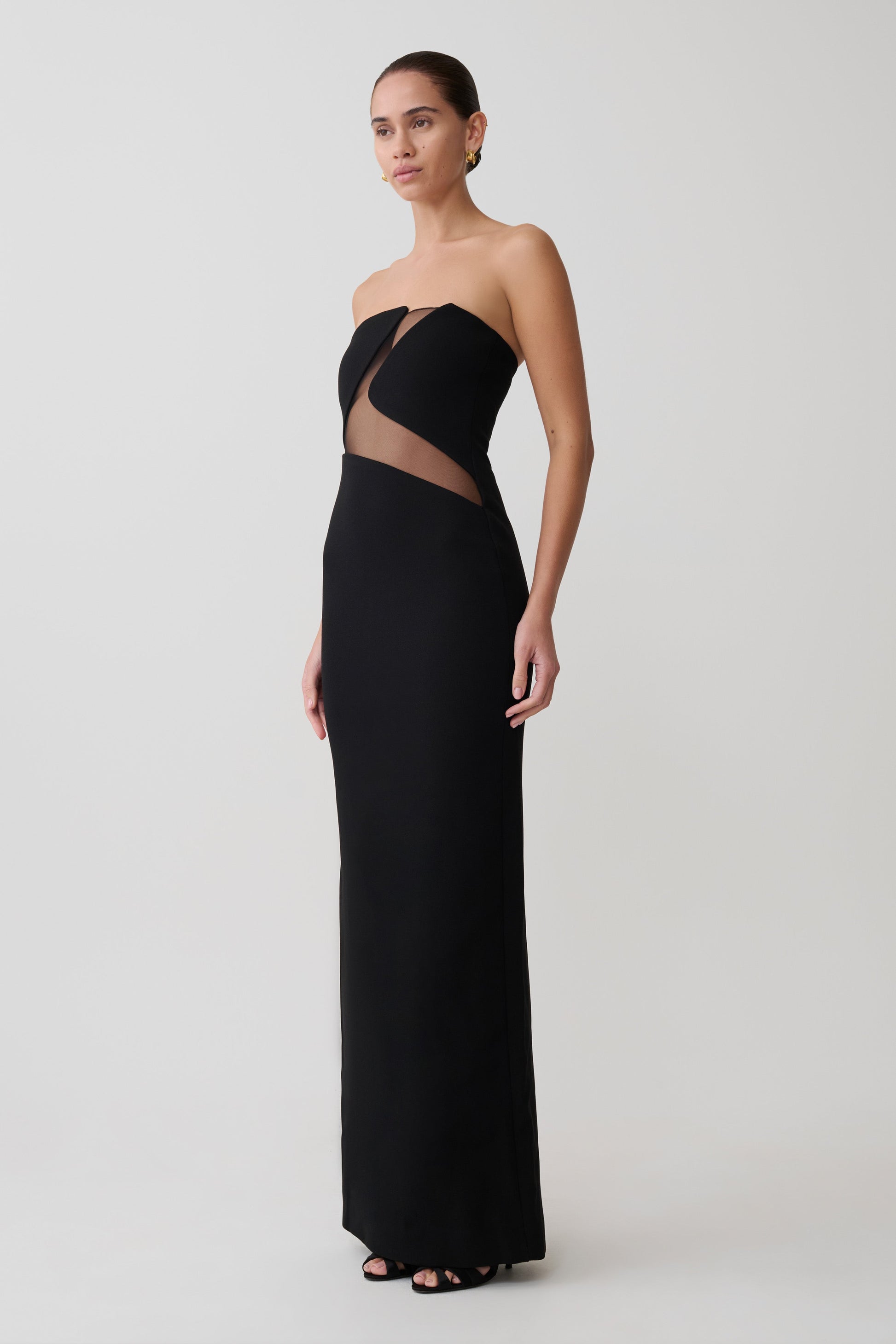 Lianne Strapless Maxi Dress - Black #3