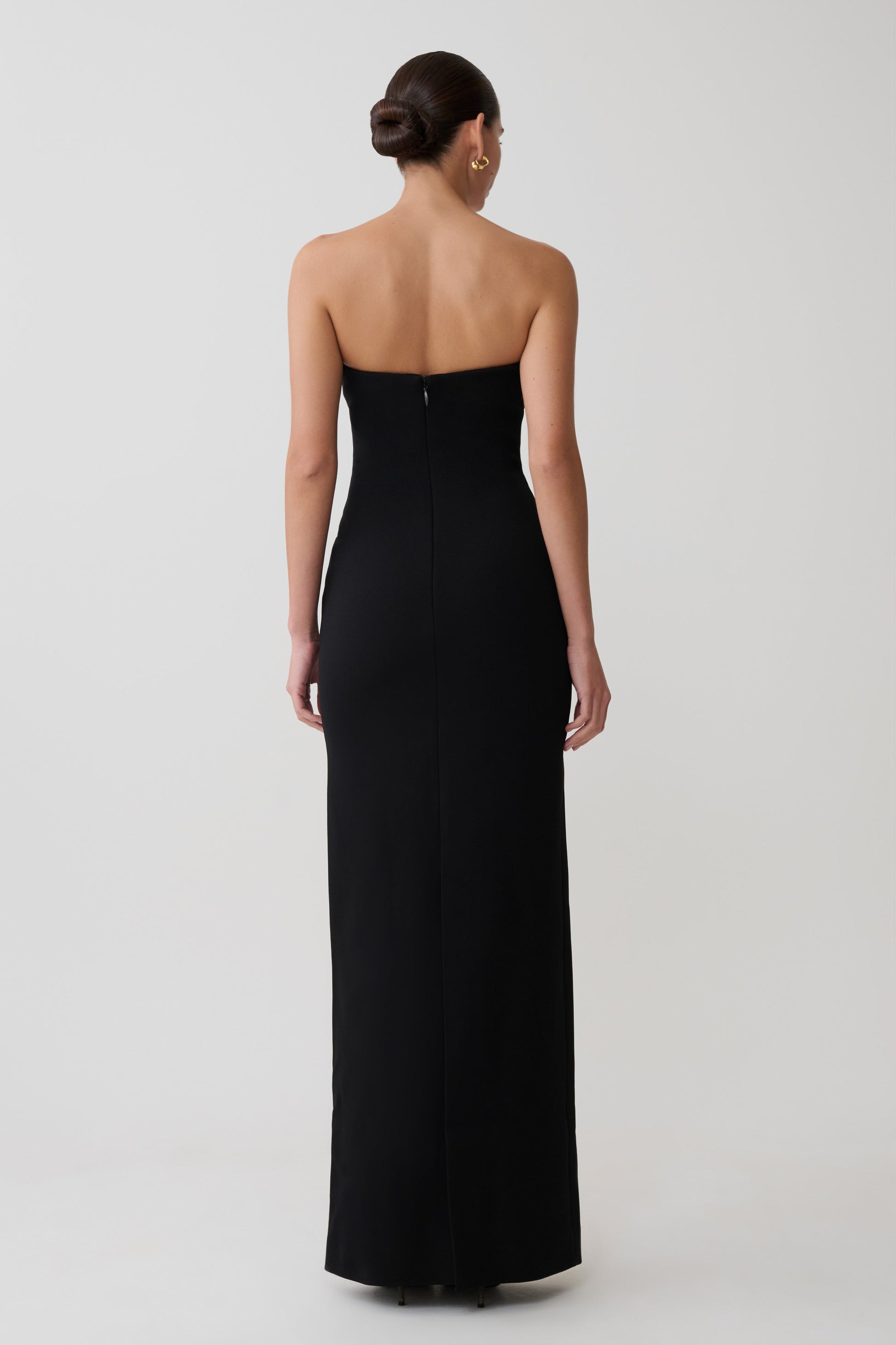 Lianne Strapless Maxi Dress - Black #2