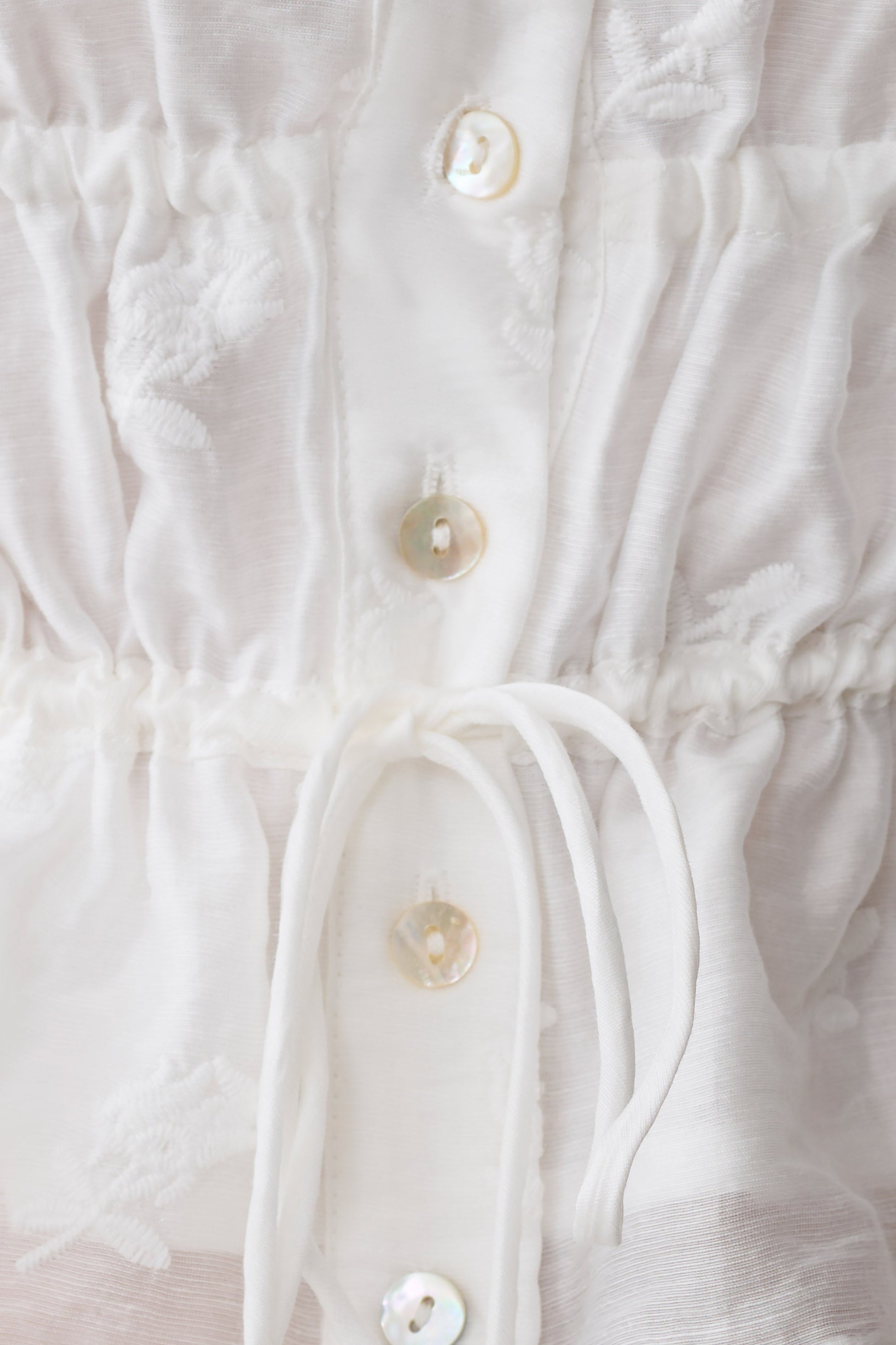 Vivian Embroidered Sleeveless Top - White #7