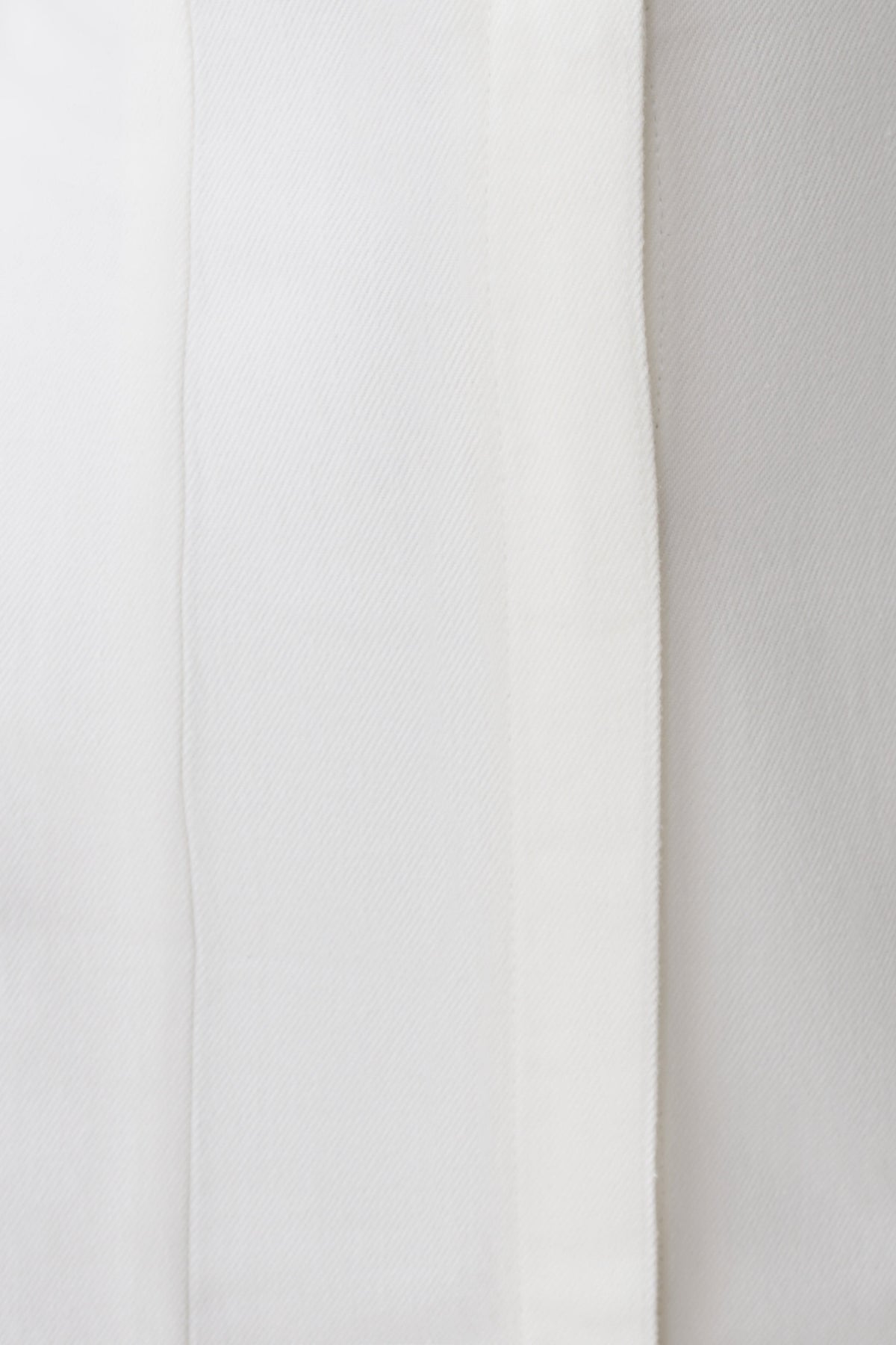Sheriden Collared Mini Denim Dress - White