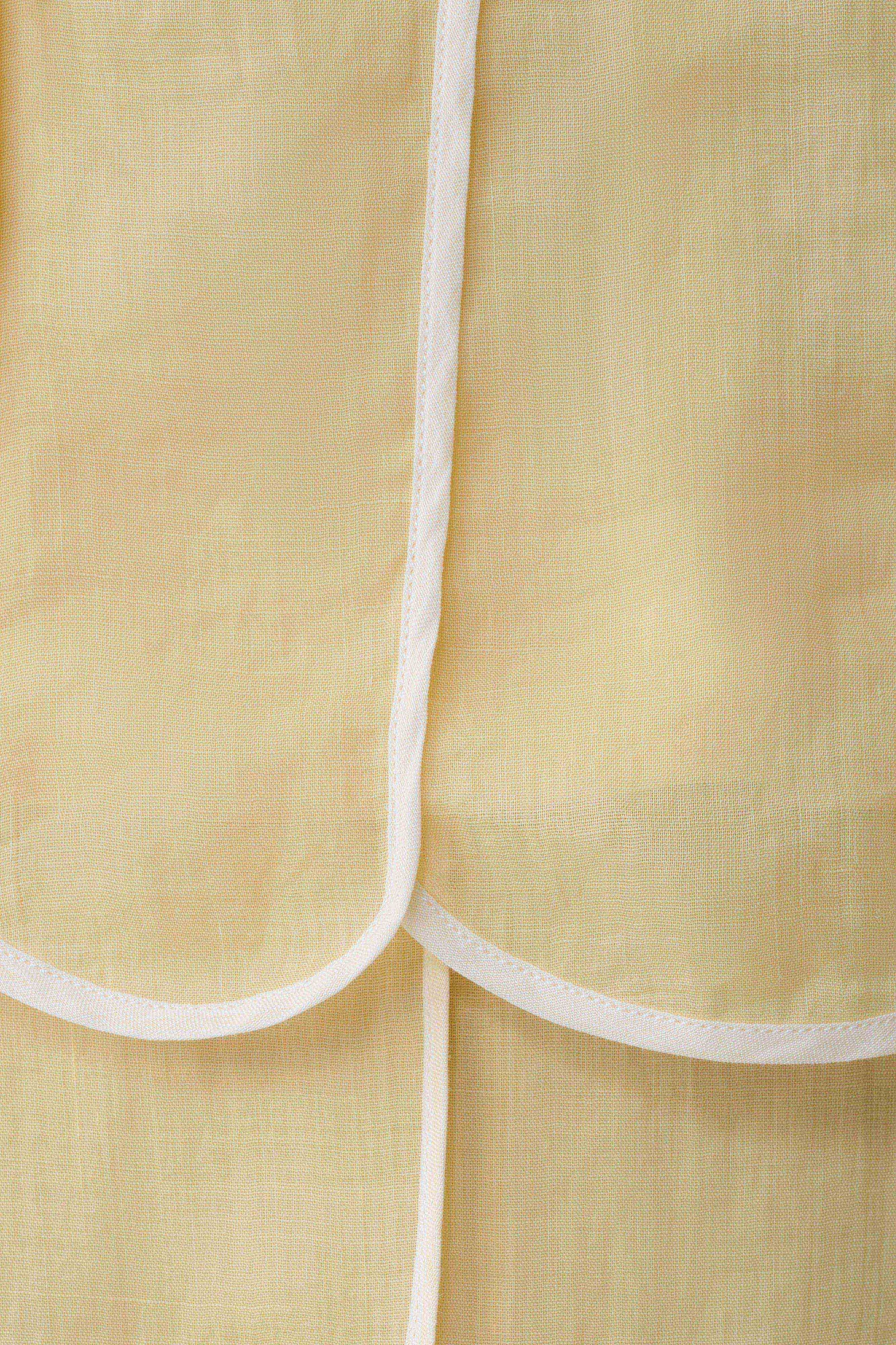 Georgia Panelled Halter Sleeveless Top - Butter #7