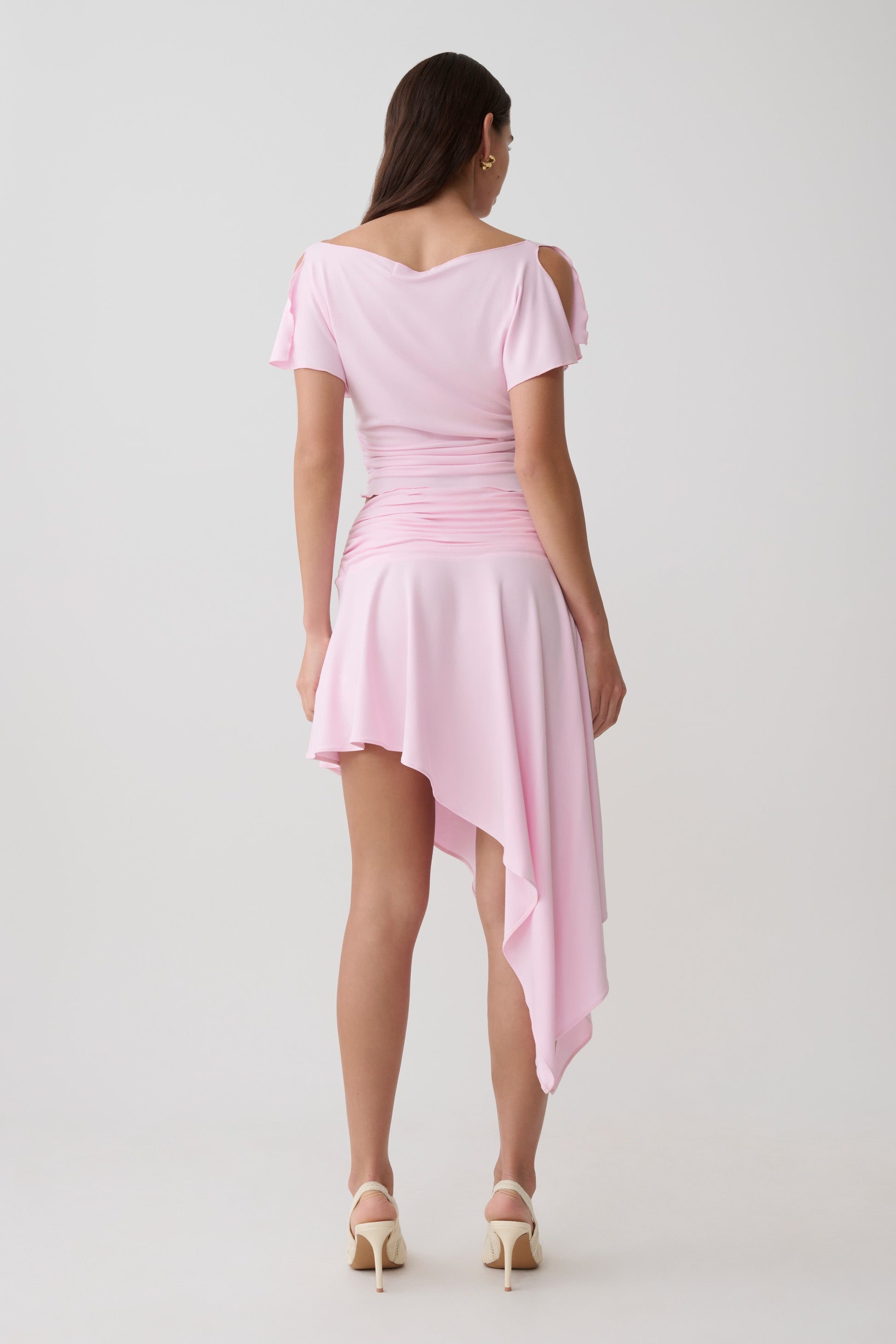Talise Modal Hankie Midi Skirt - Ballet Pink #2