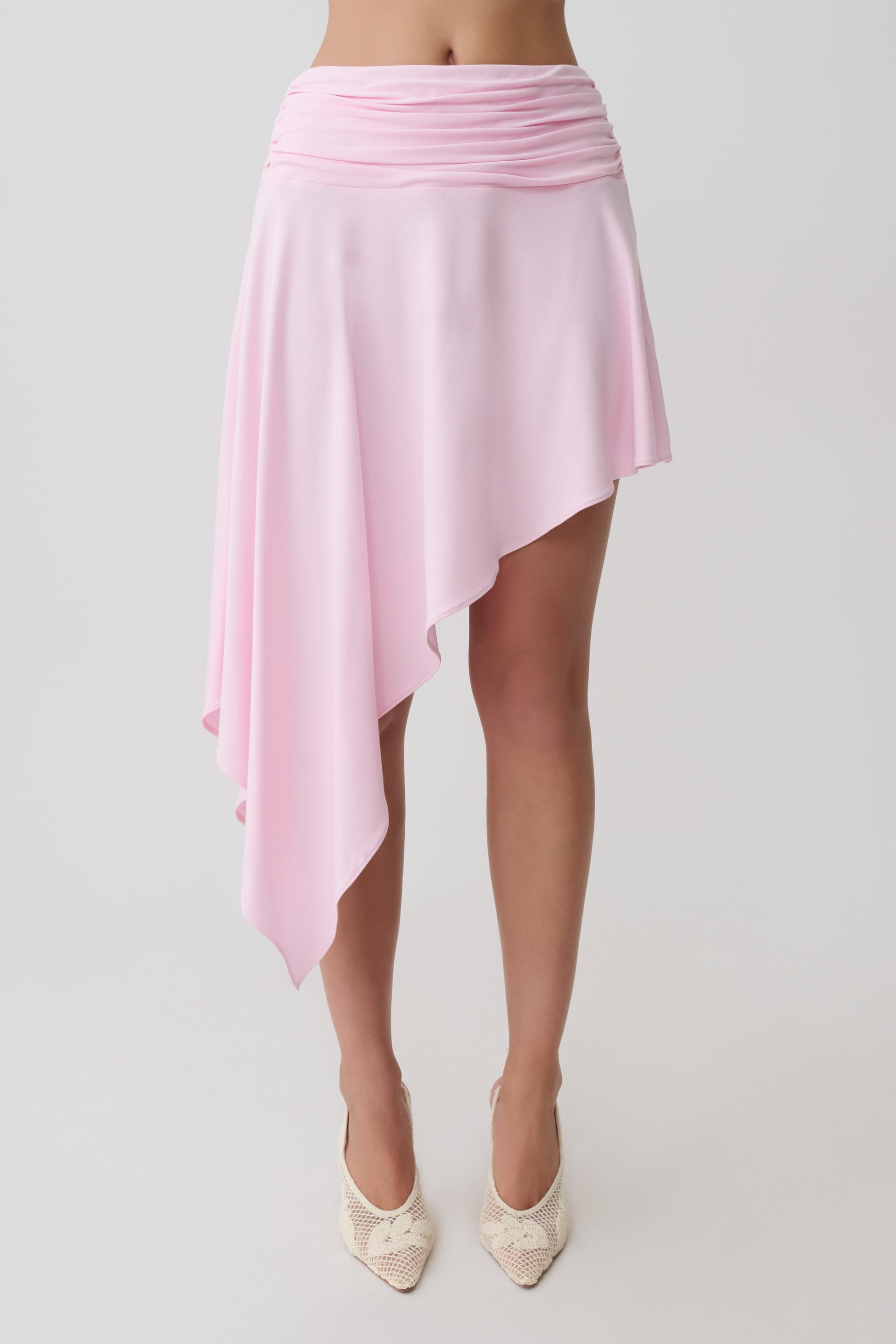Talise Modal Hankie Midi Skirt - Ballet Pink #6
