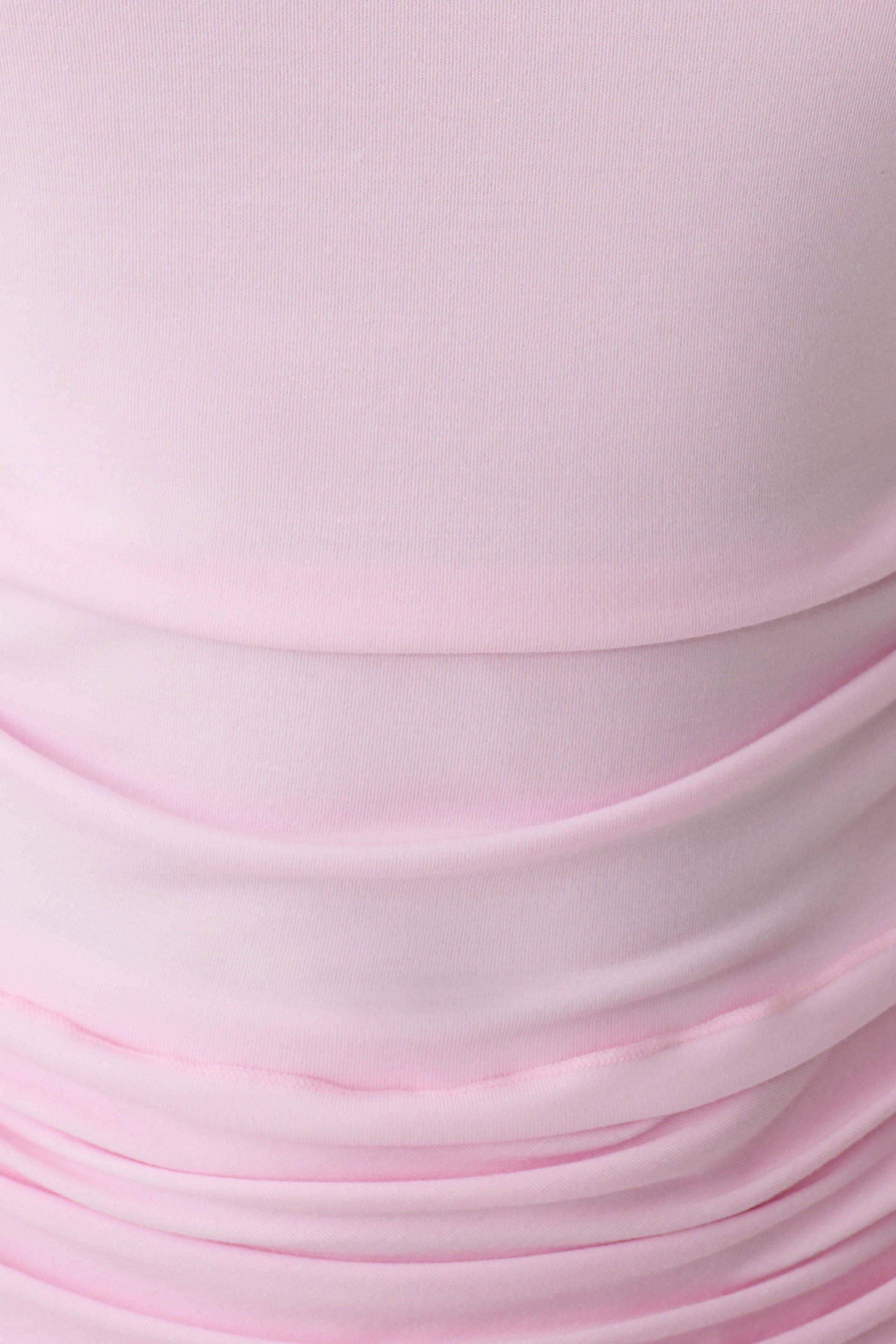 Talise Modal Flounce Short Sleeve Top - Ballet Pink #9