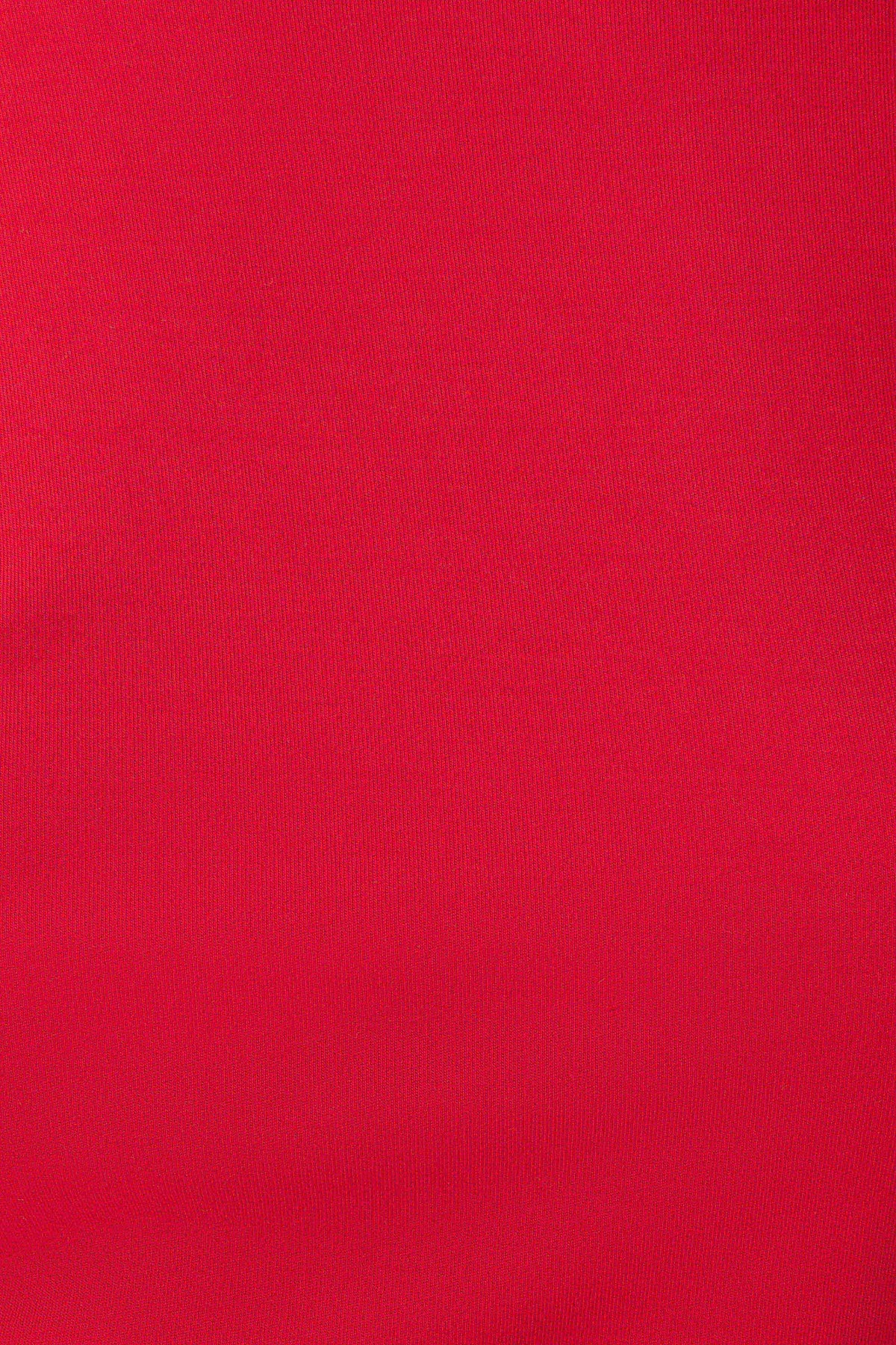 Talise Modal Flounce Short Sleeve Top - Red #7