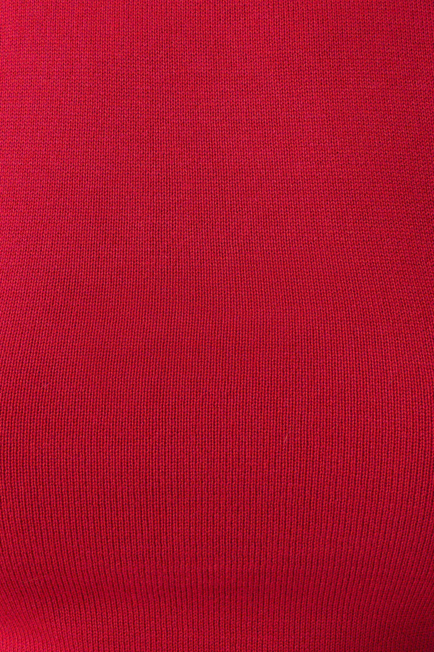 Misty Halter Backless Knit Top - Red
