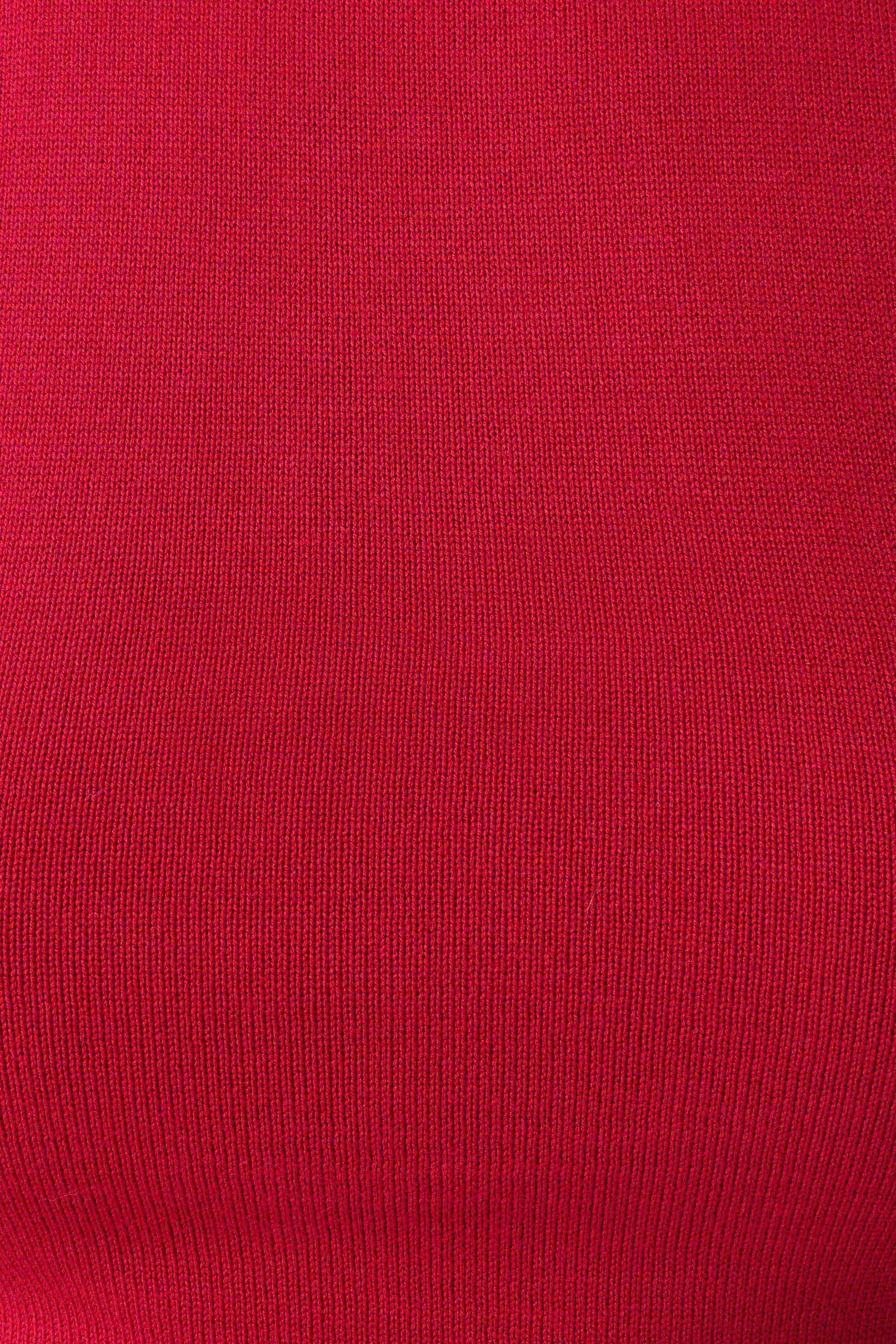 Misty Halter Backless Knit Top - Red #9