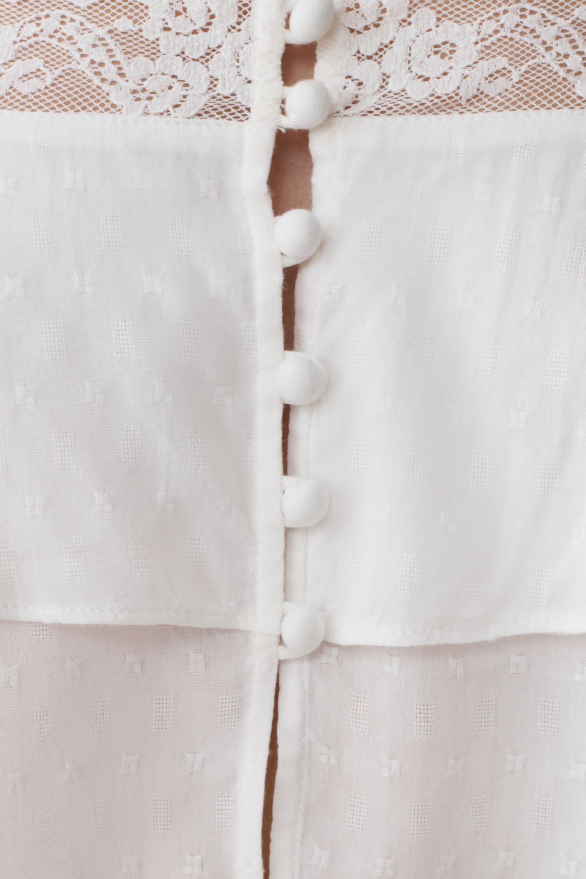 Skylar Lace Sleeveless Crop Top - White #9