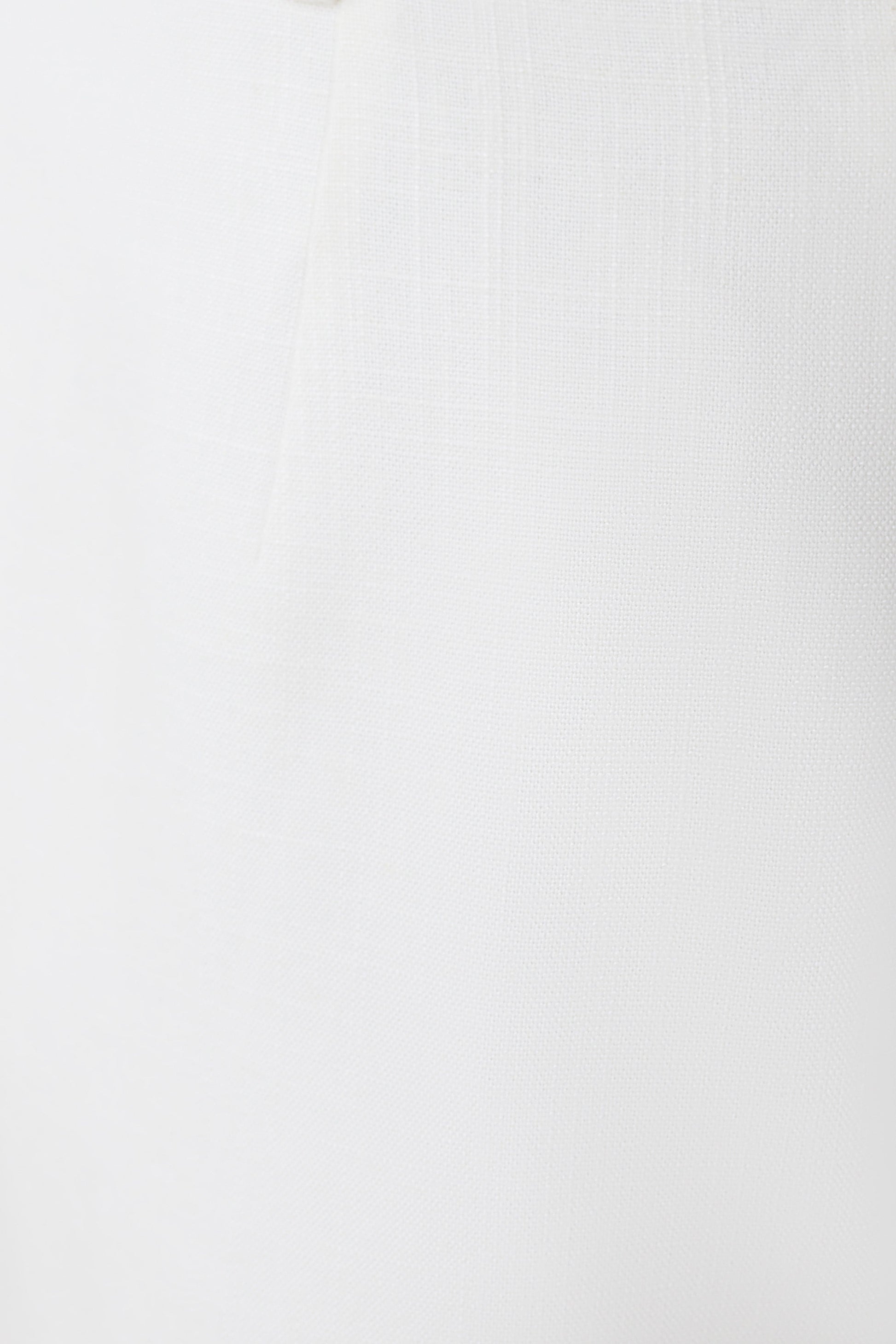 Piper Linen Flare Shorts - White #7