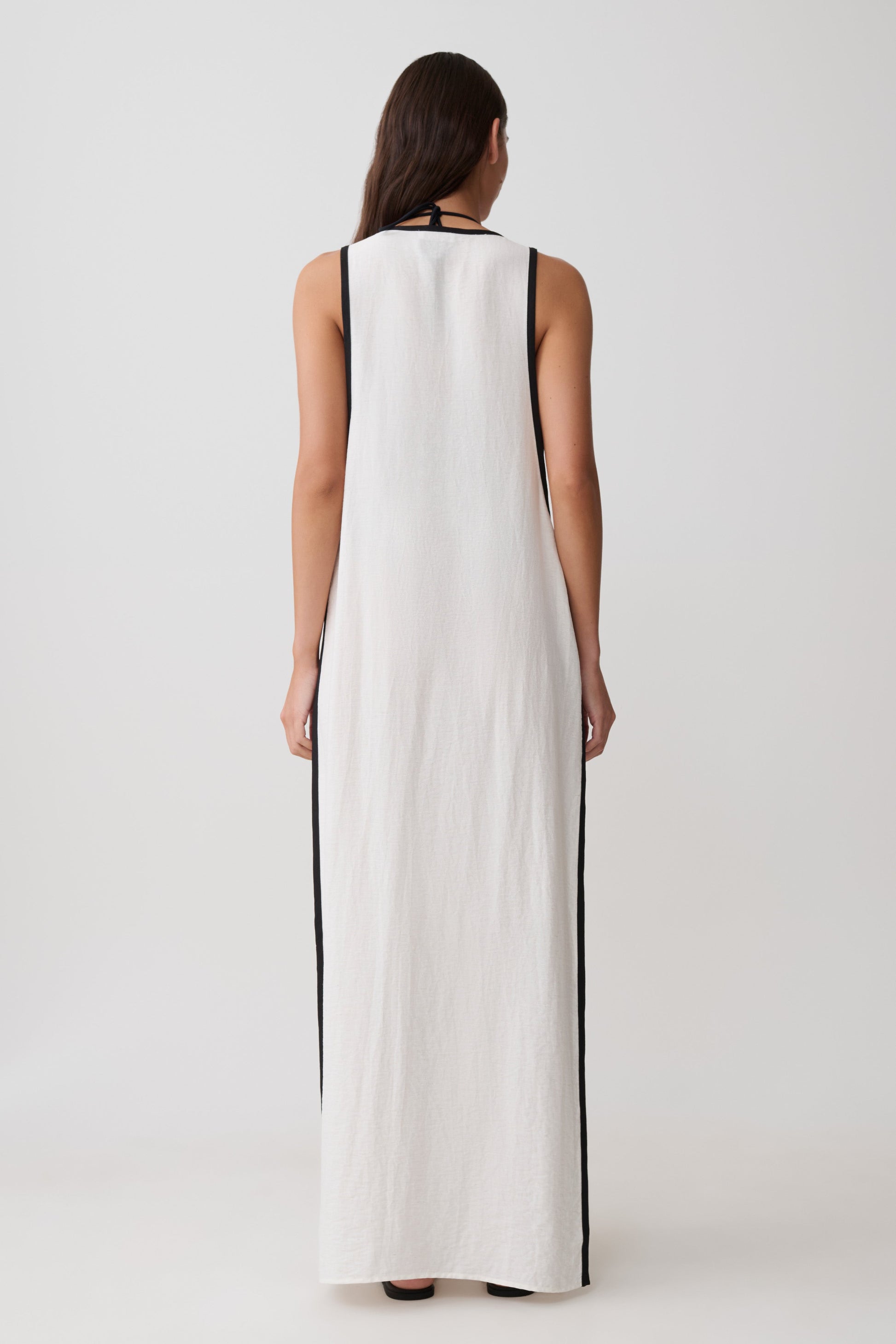 Arcadia Crossover Coverup Maxi Dress - White #2