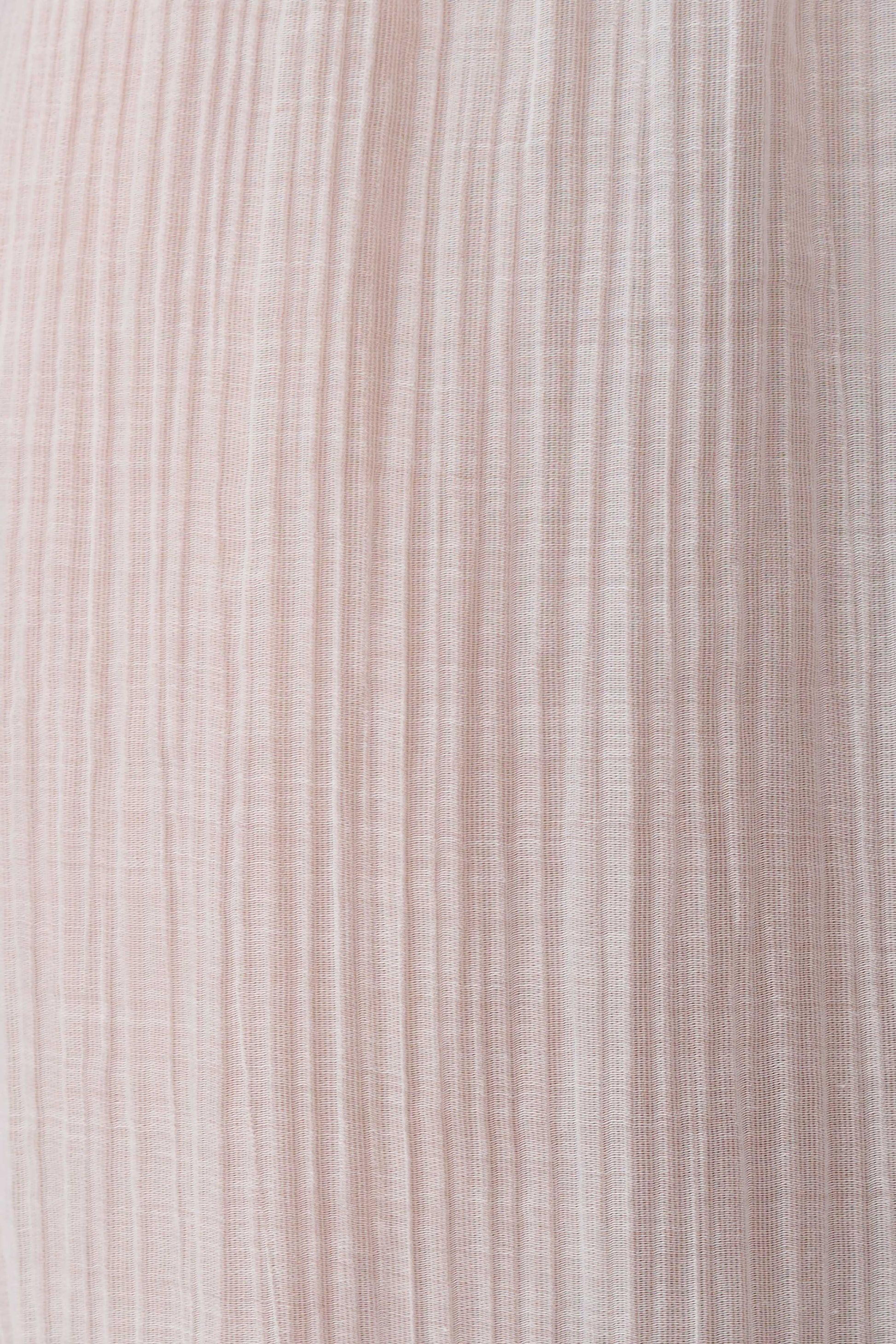 Leilani Sheer Drawstring Wide Leg Pants - Ivory #7