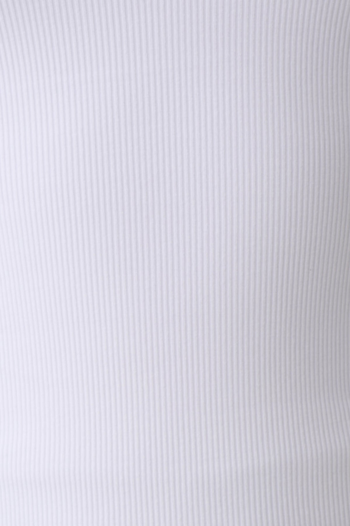 Actress Ribbed Tank - White #8