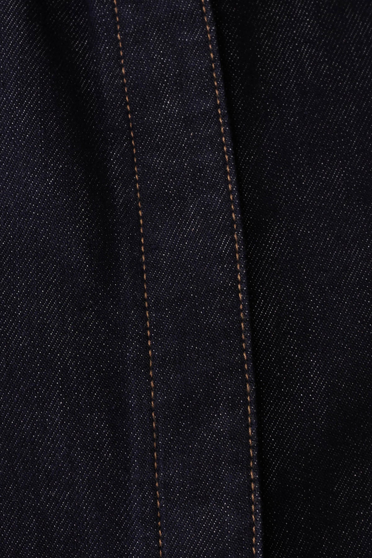 Jeremy Collared Denim Longline Top - Washed Indigo Blue #7