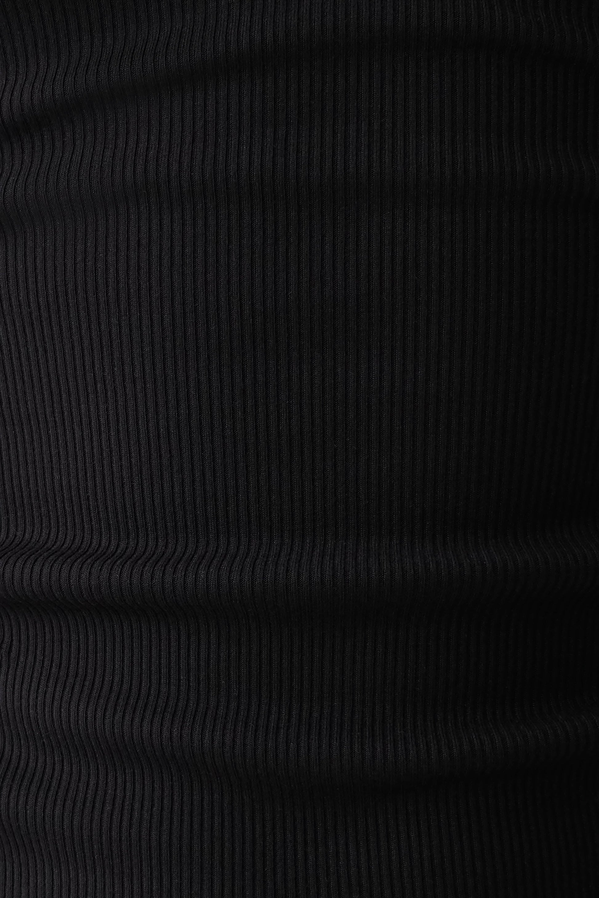 Actress Ribbed Tank - Black #6