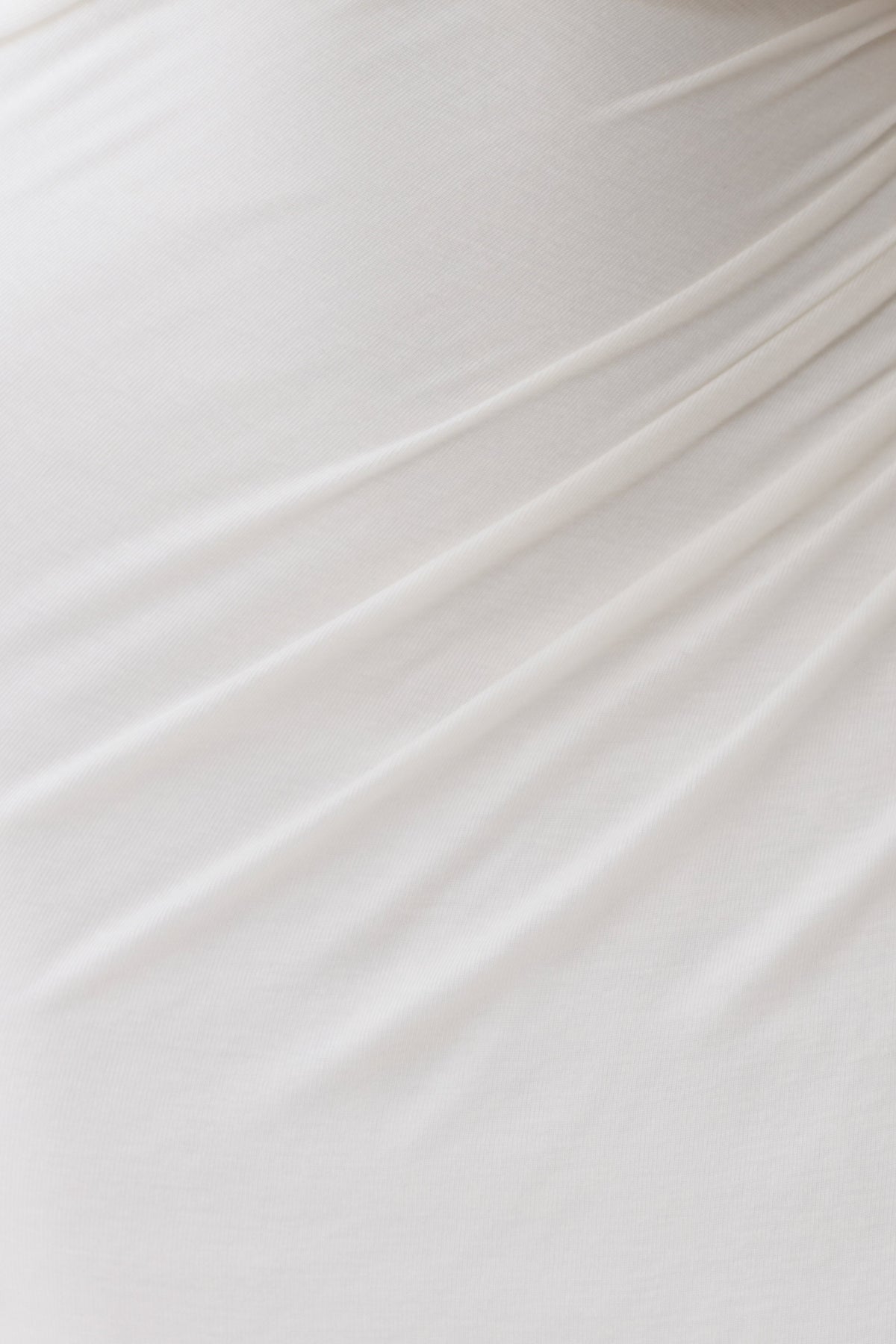 Alva Wool Lyocell Draped Midi Dress - White