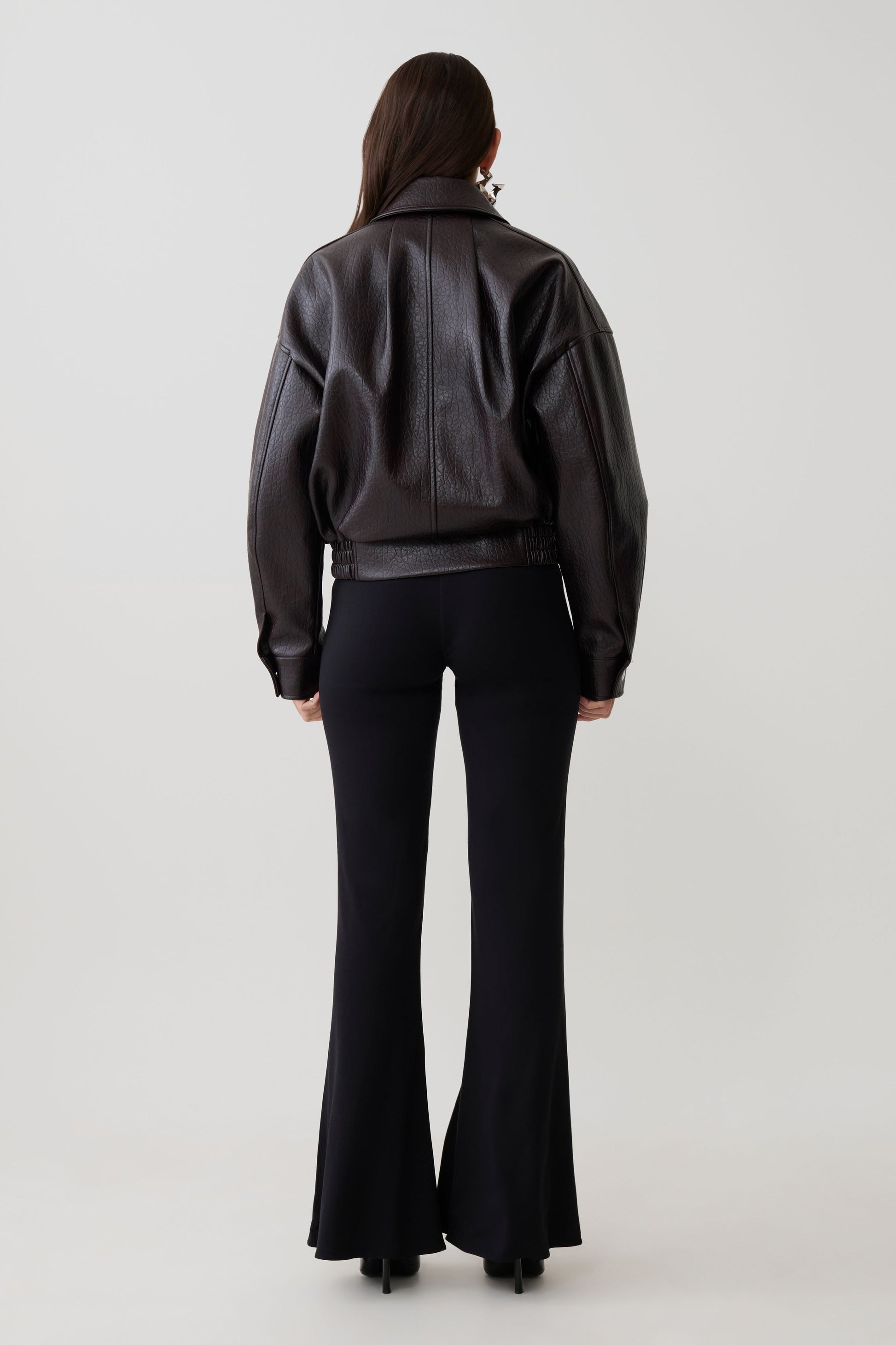 Jemma Flare Leg Pants - Black #5