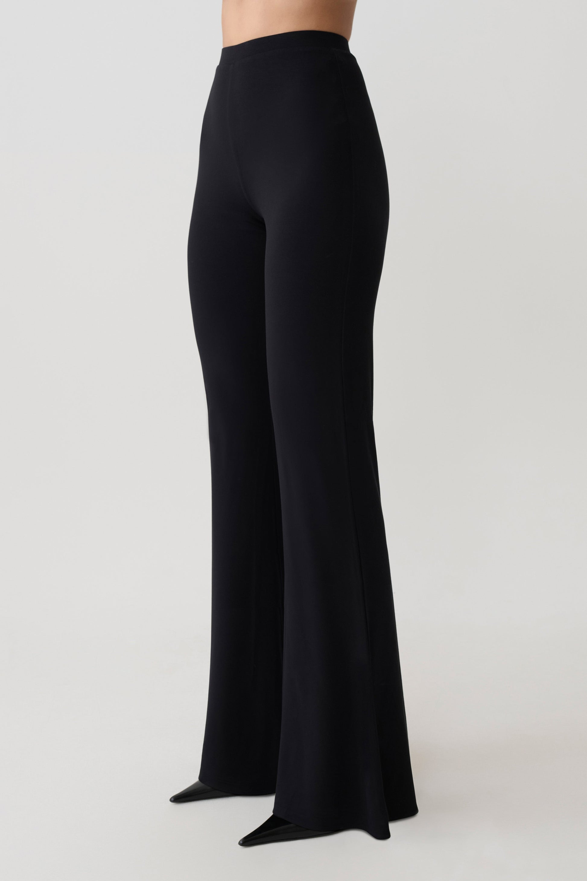 Jemma Flare Leg Pants - Black #3