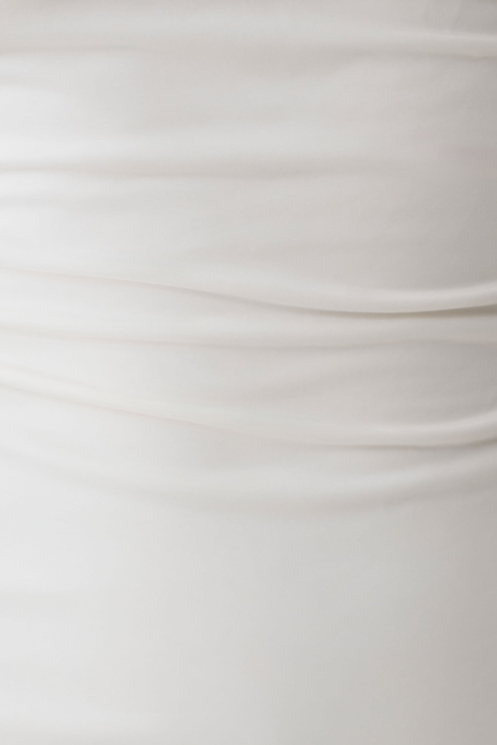 Jemma One Shoulder Tie Top - White #7