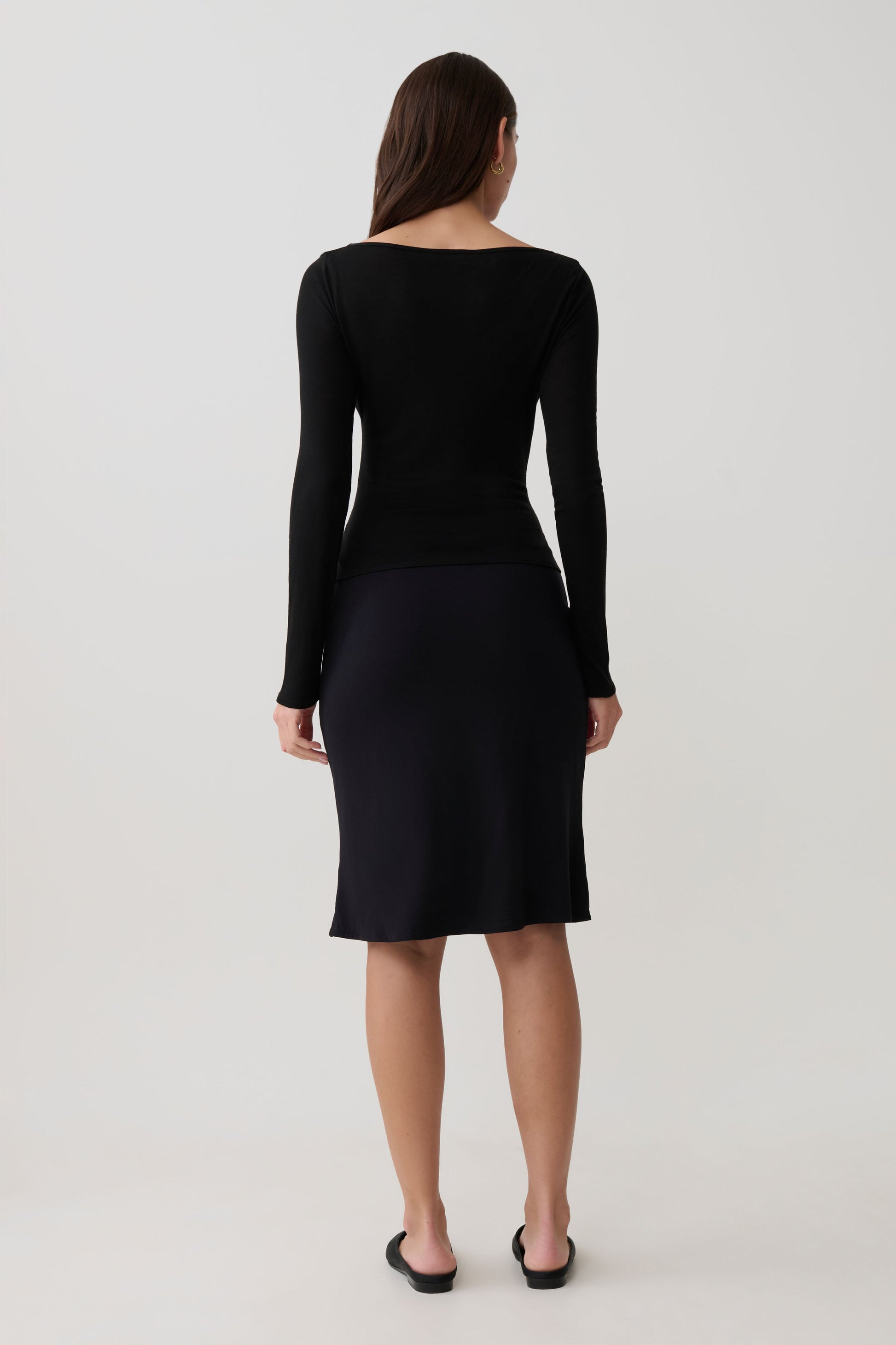 Coraline Long Sleeve Sheer Top - Black #5