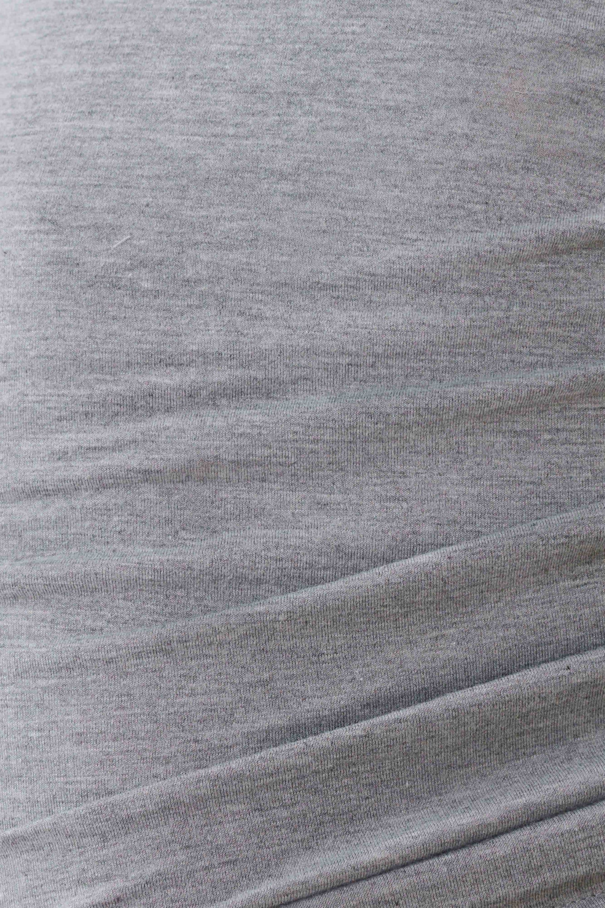Keaton Modal Straight Leg Overlay Pant - Grey Marle #7