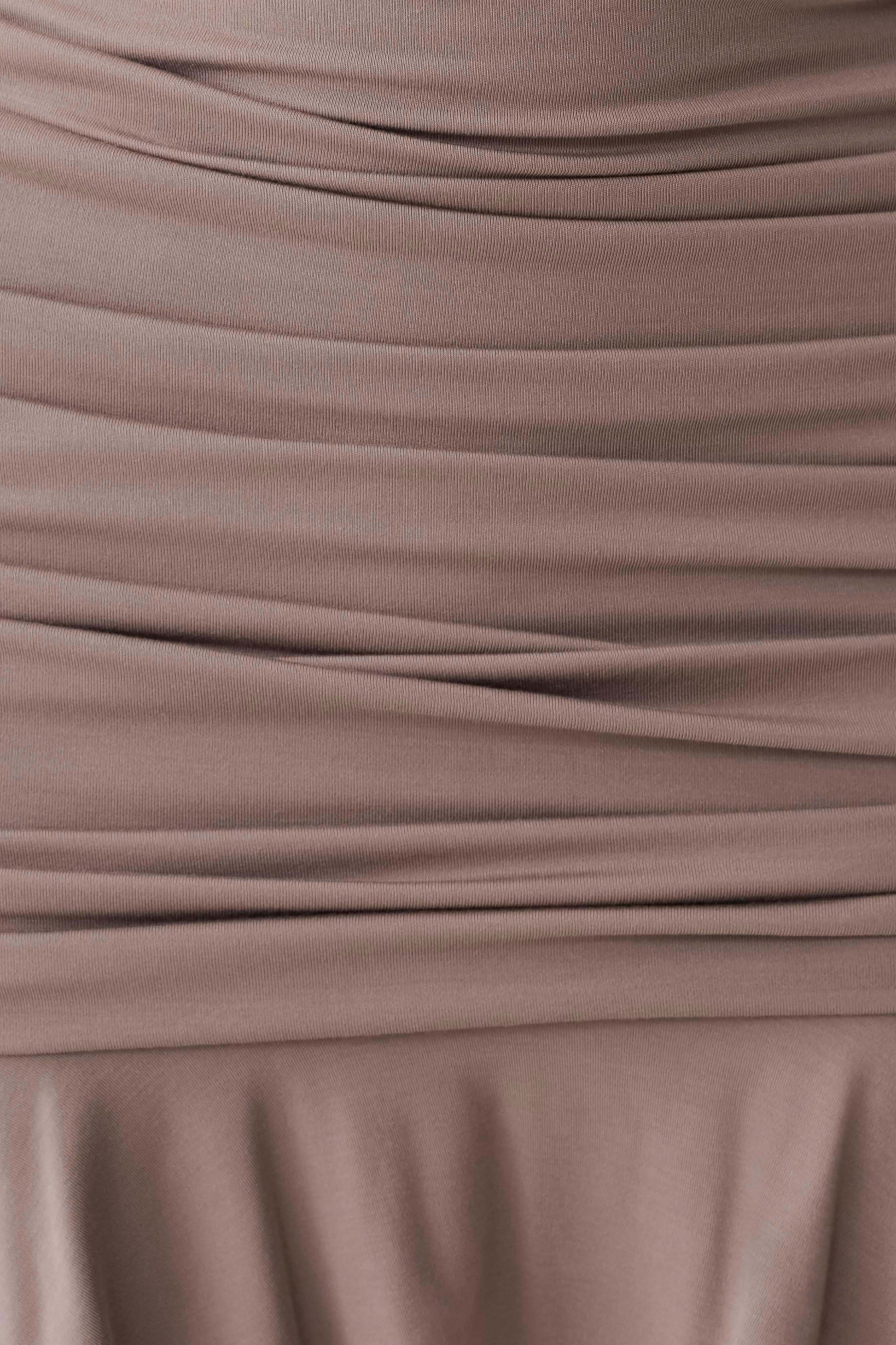 Peregrine Modal Halter Mini Dress - Neutral #5