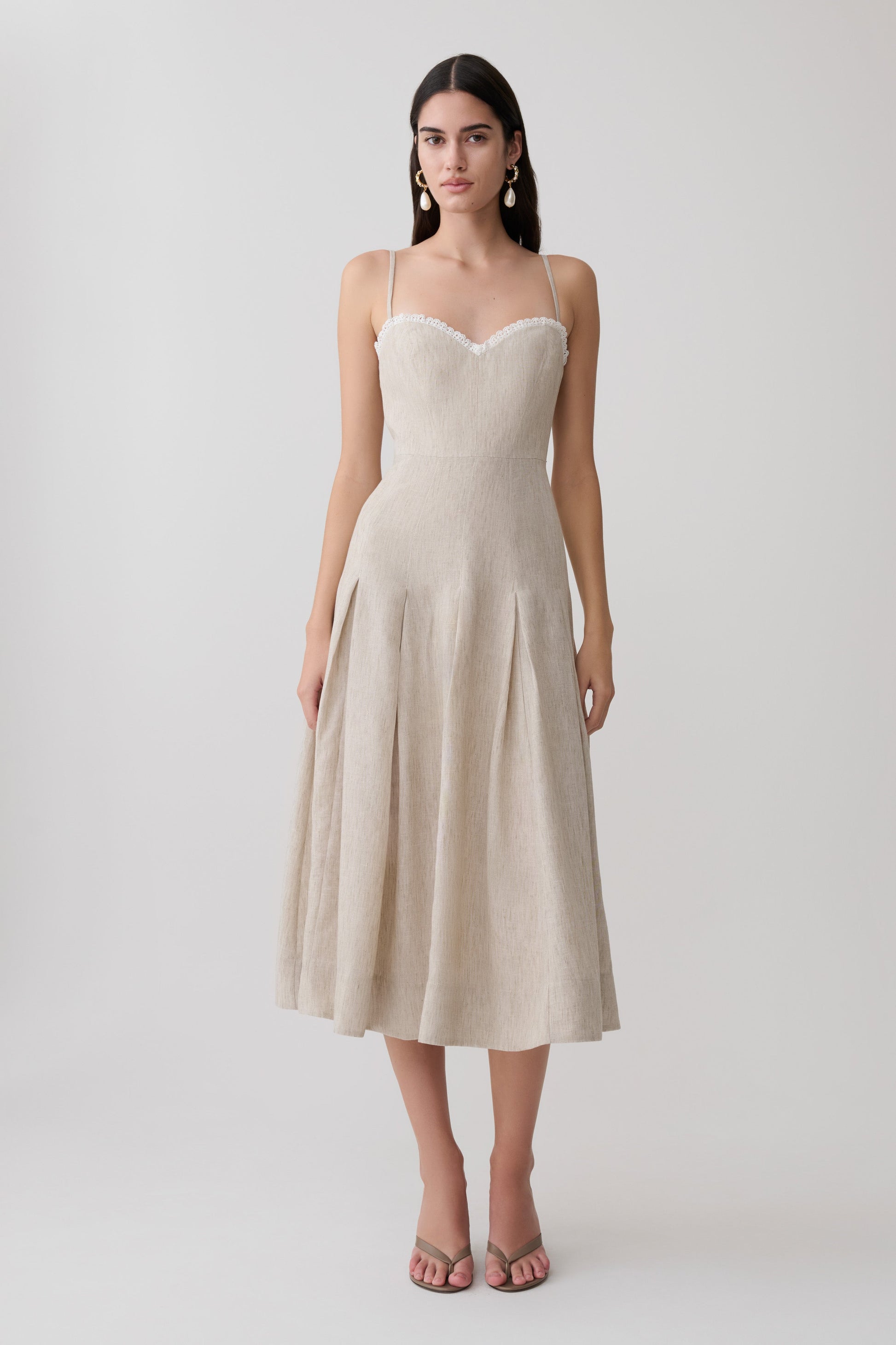 Taylor Midi Dress - Natural #2
