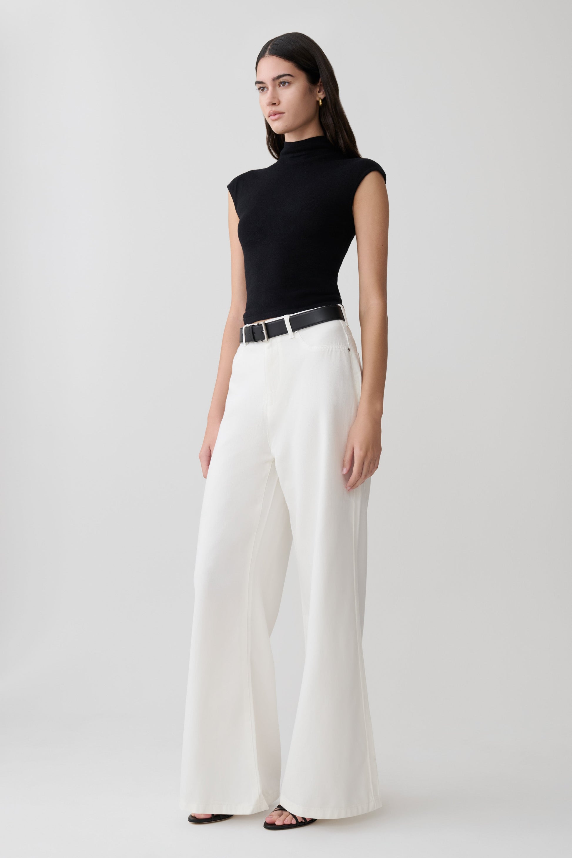 Sonny Short Sleeve Knit Top - Black #4
