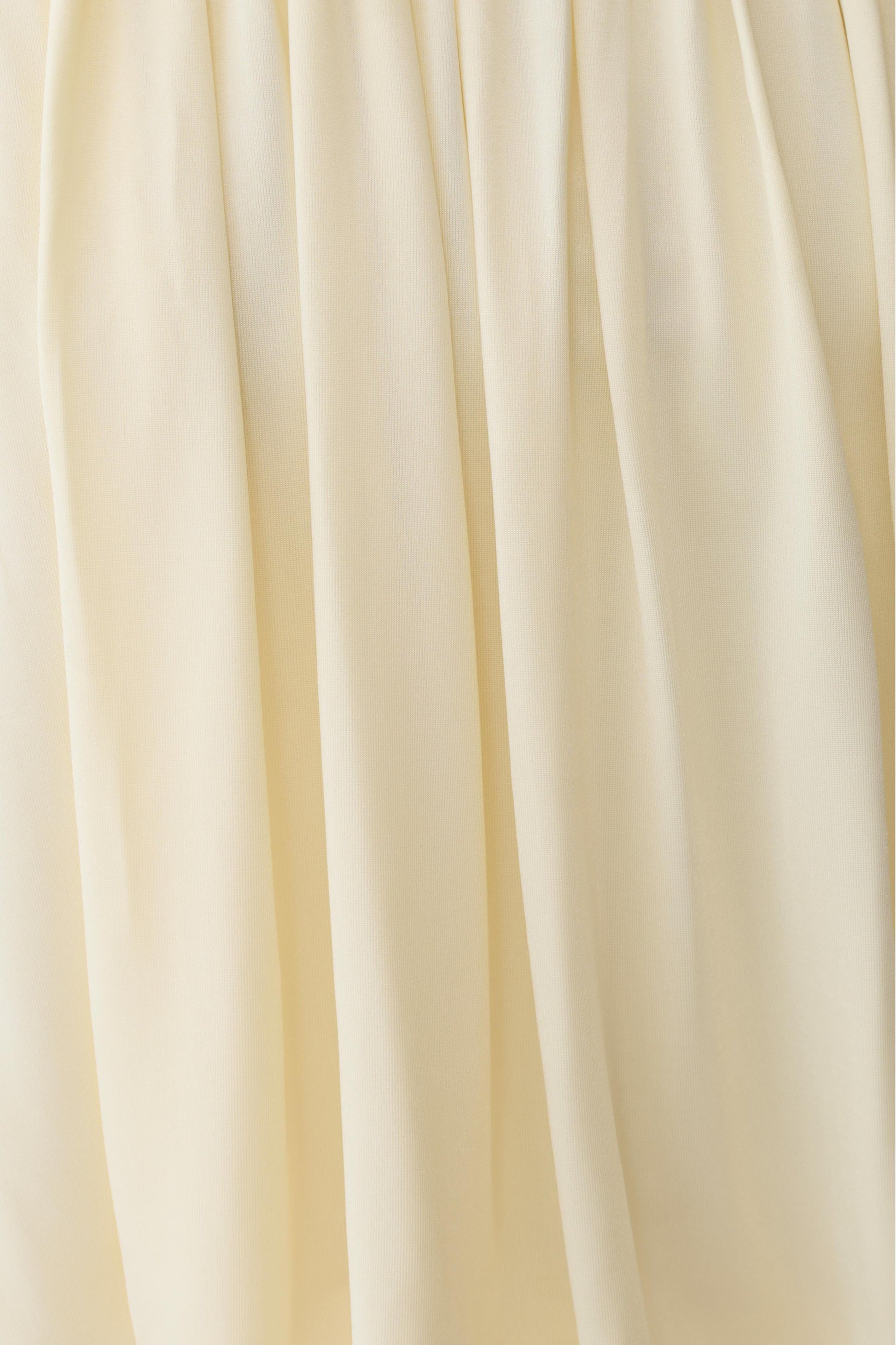 Safiya Strapless Gathered Bubble Mini Dress - Lemon #7