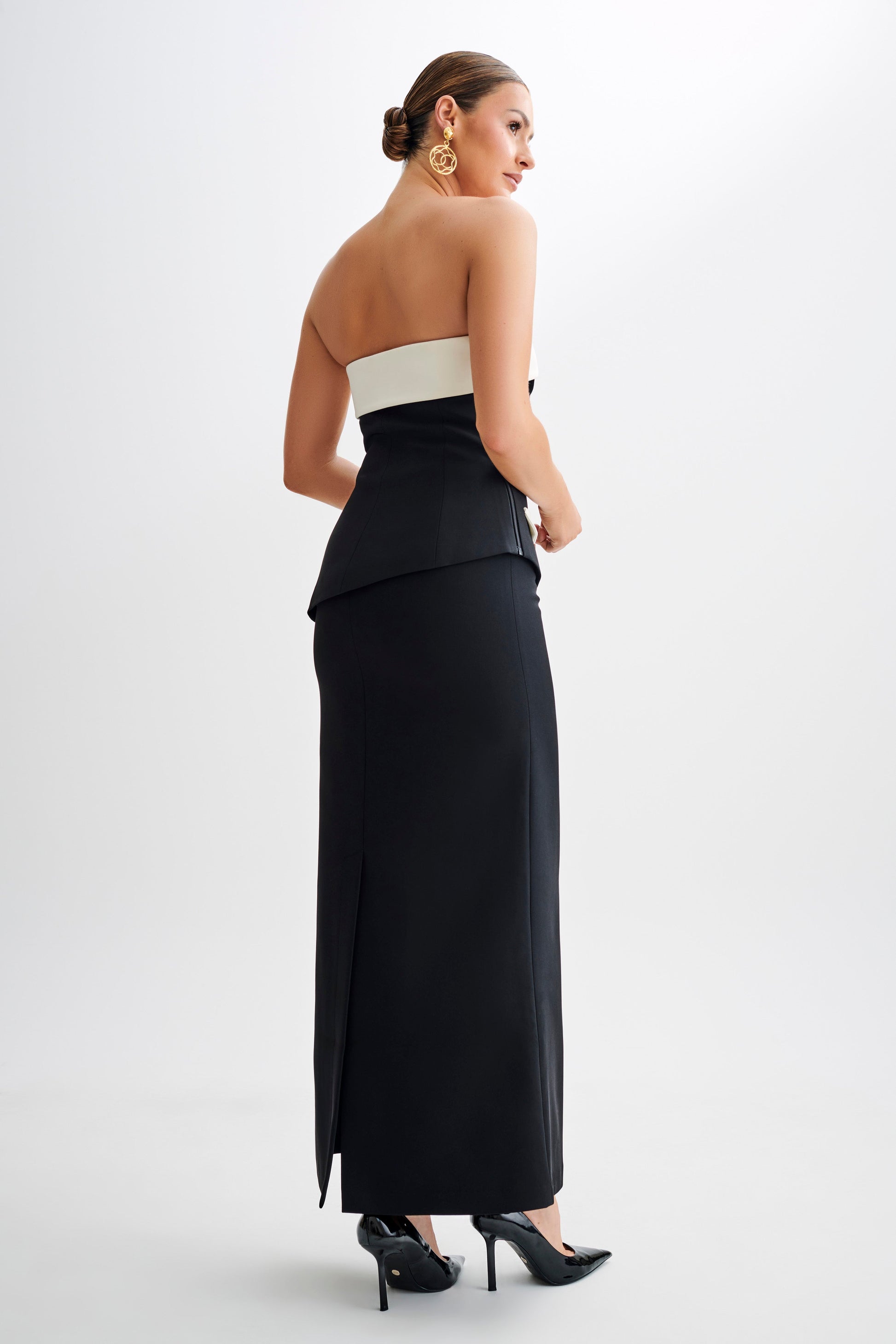 Micah Suiting Maxi Skirt - Black #4