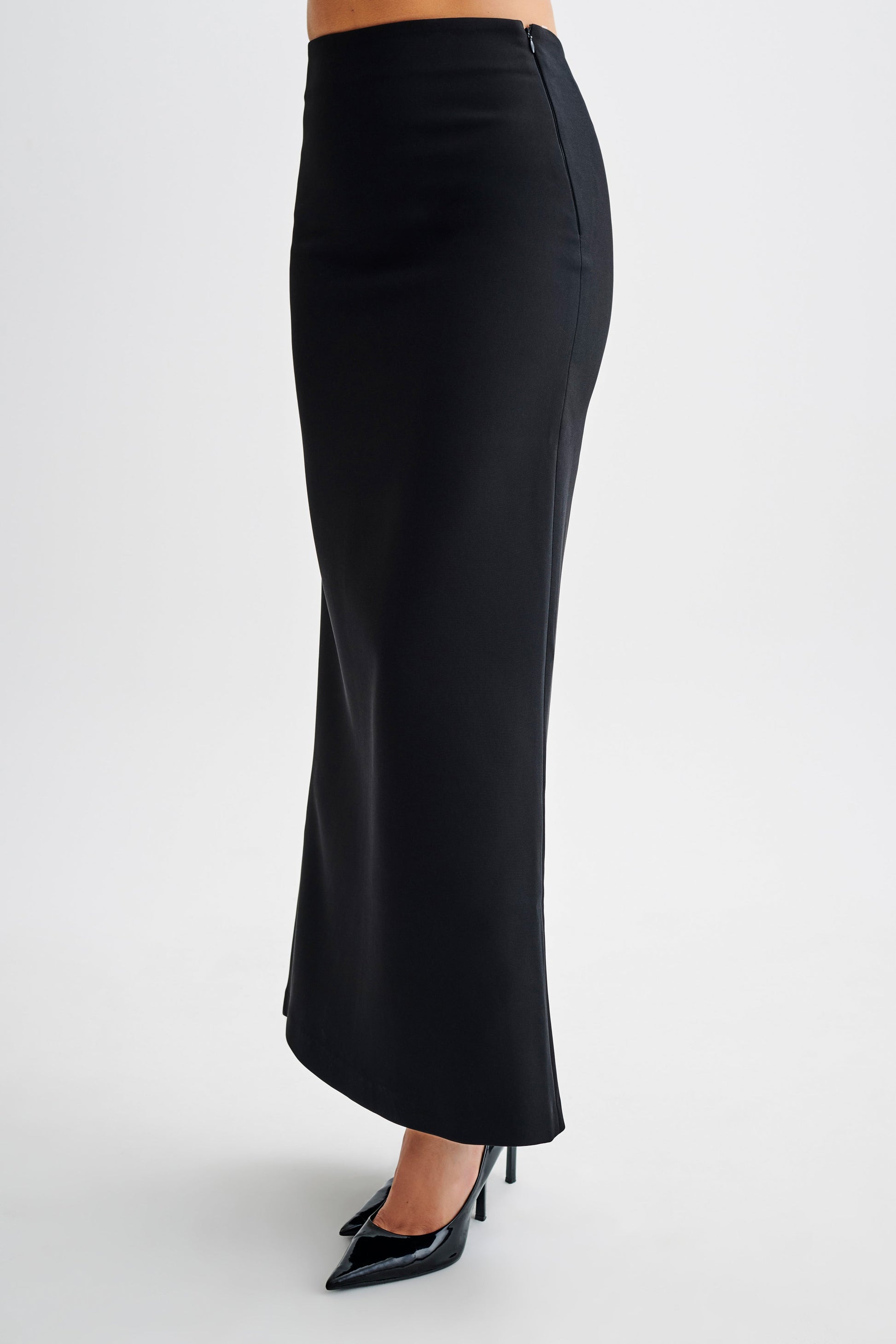 Micah Suiting Maxi Skirt - Black #5