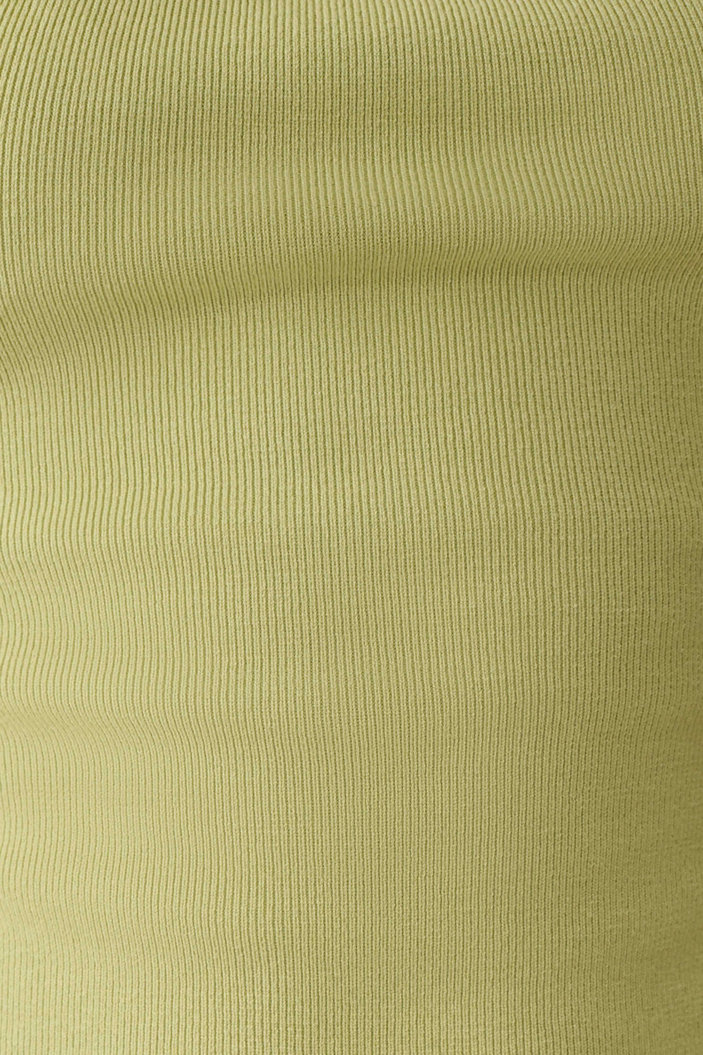Angelika Twist Front Knit Top - Light Olive