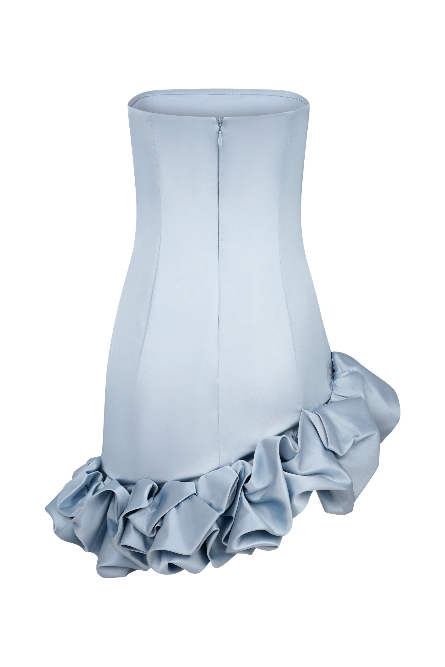 Alba Bubble Mini Dress - Cornflower Blue #10