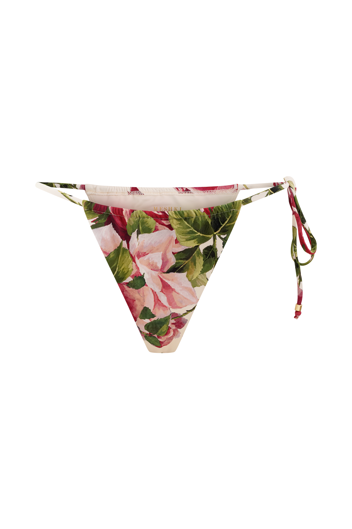 Andie Ruched String Side Bikini Brief - Sonia Rose Print #9