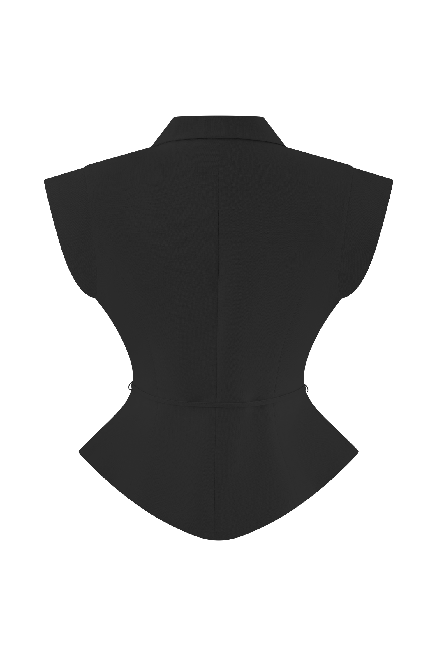 Andina Shortsleeve Linen Top - Black #10