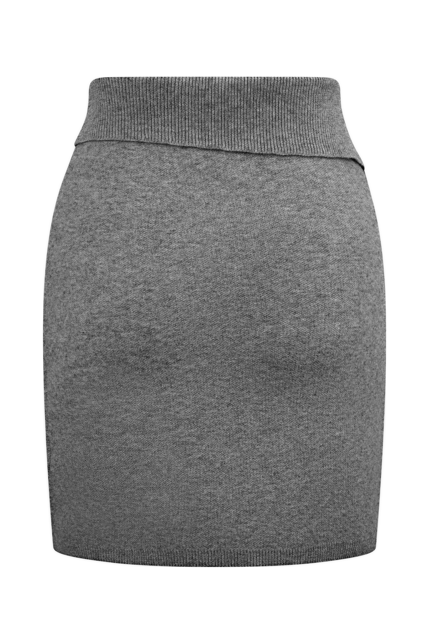 Annabelle Knit Mini Skirt - Charcoal #7